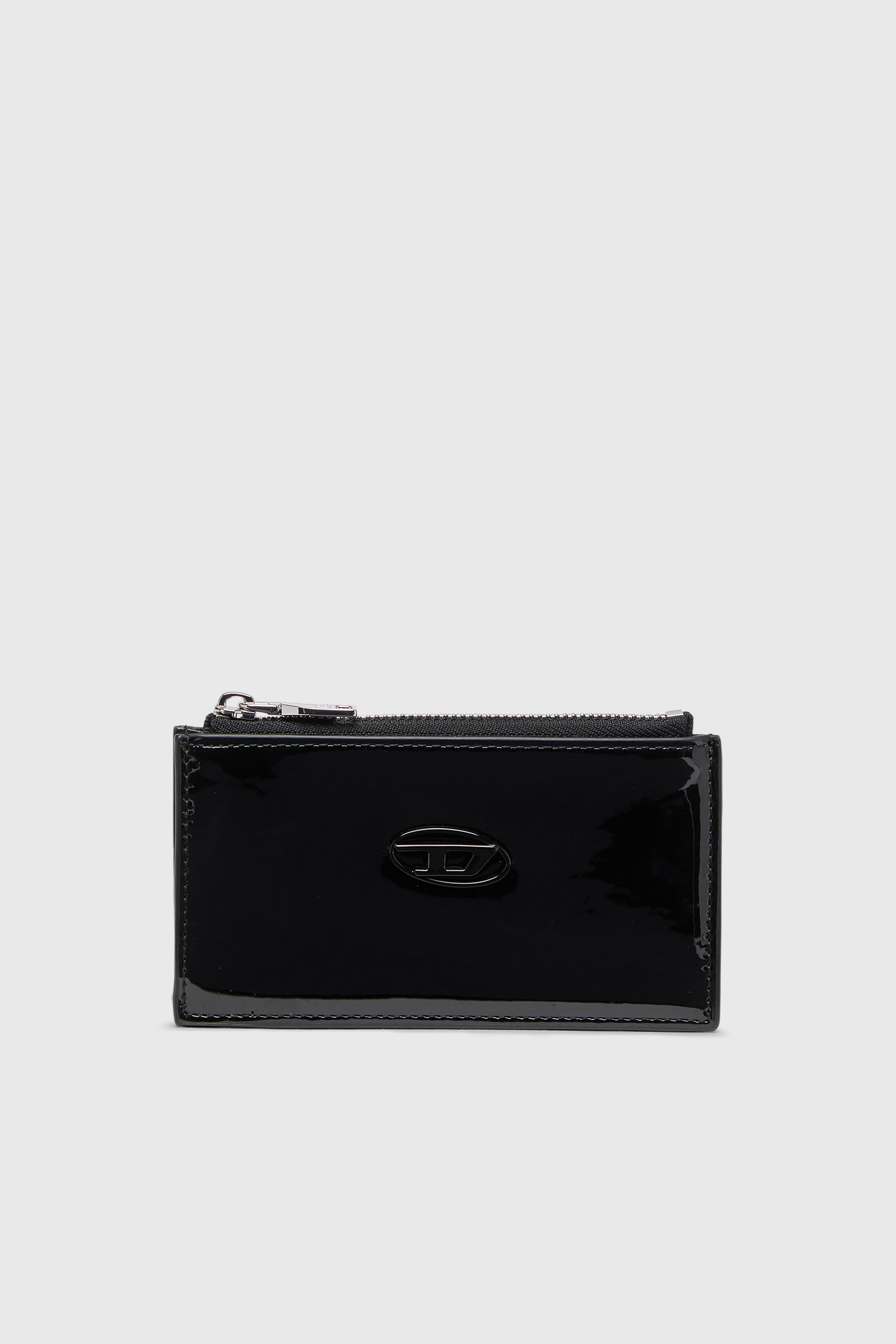 Diesel - PLAY CARD HOLDER III, Tarjetero con acabado brillante Mujer in Negro - 1