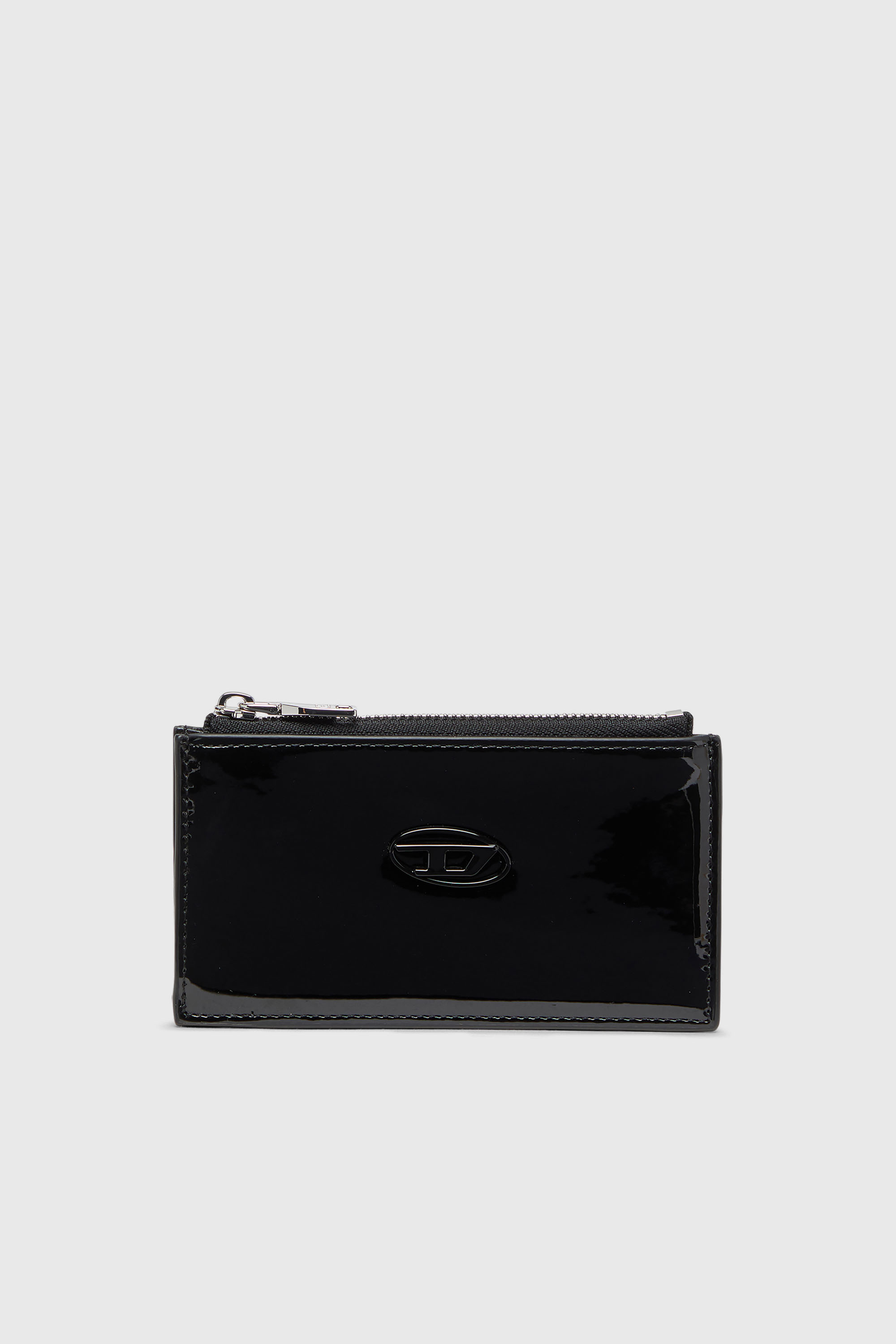 Diesel - PLAY CARD HOLDER III, Tarjetero con acabado brillante Mujer in Negro - 1