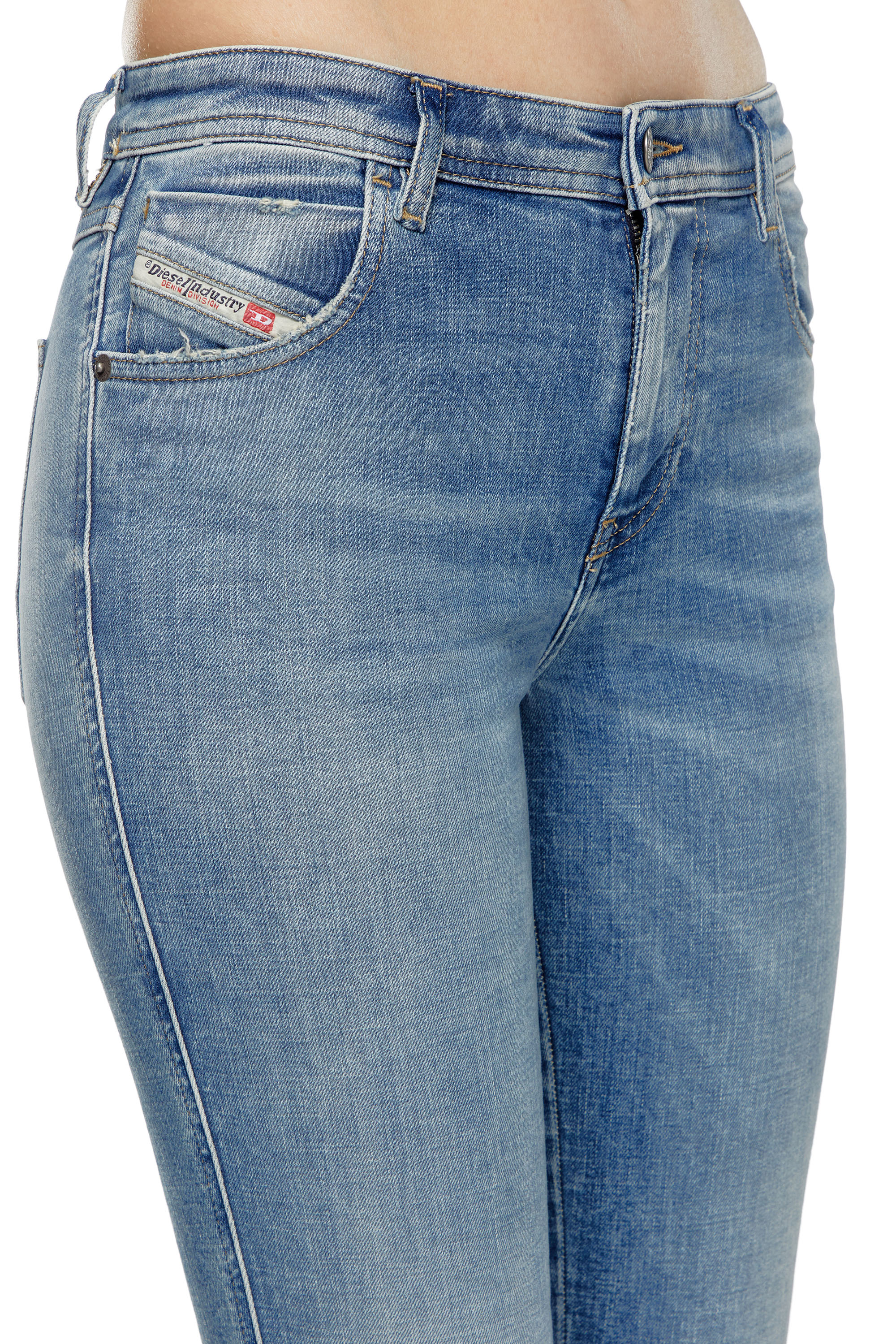 Diesel - Skinny Jeans 2015 Babhila 09J21, Azul Claro - Image 4
