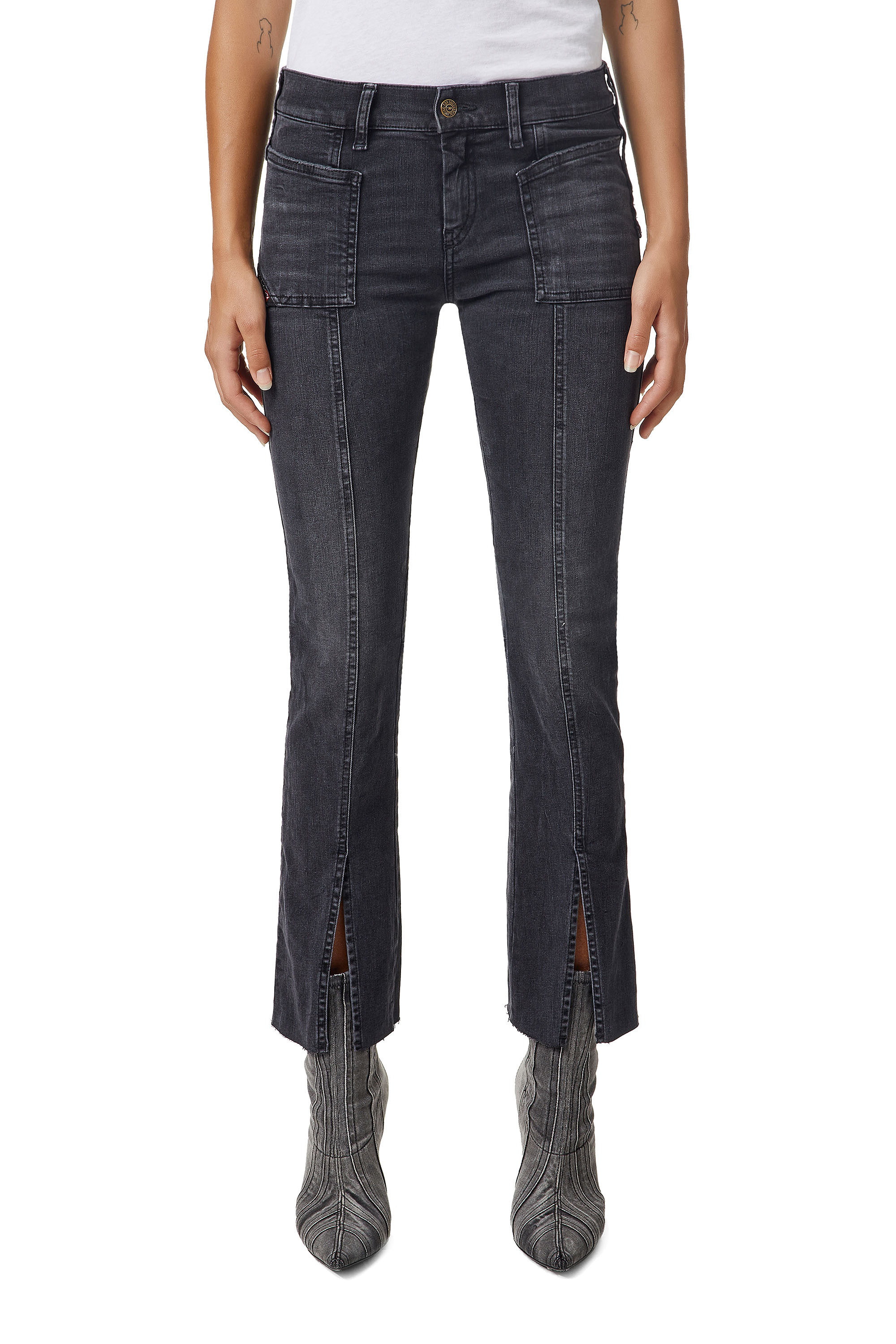 Slandy 069XP, Negro/Gris oscuro - Vaqueros