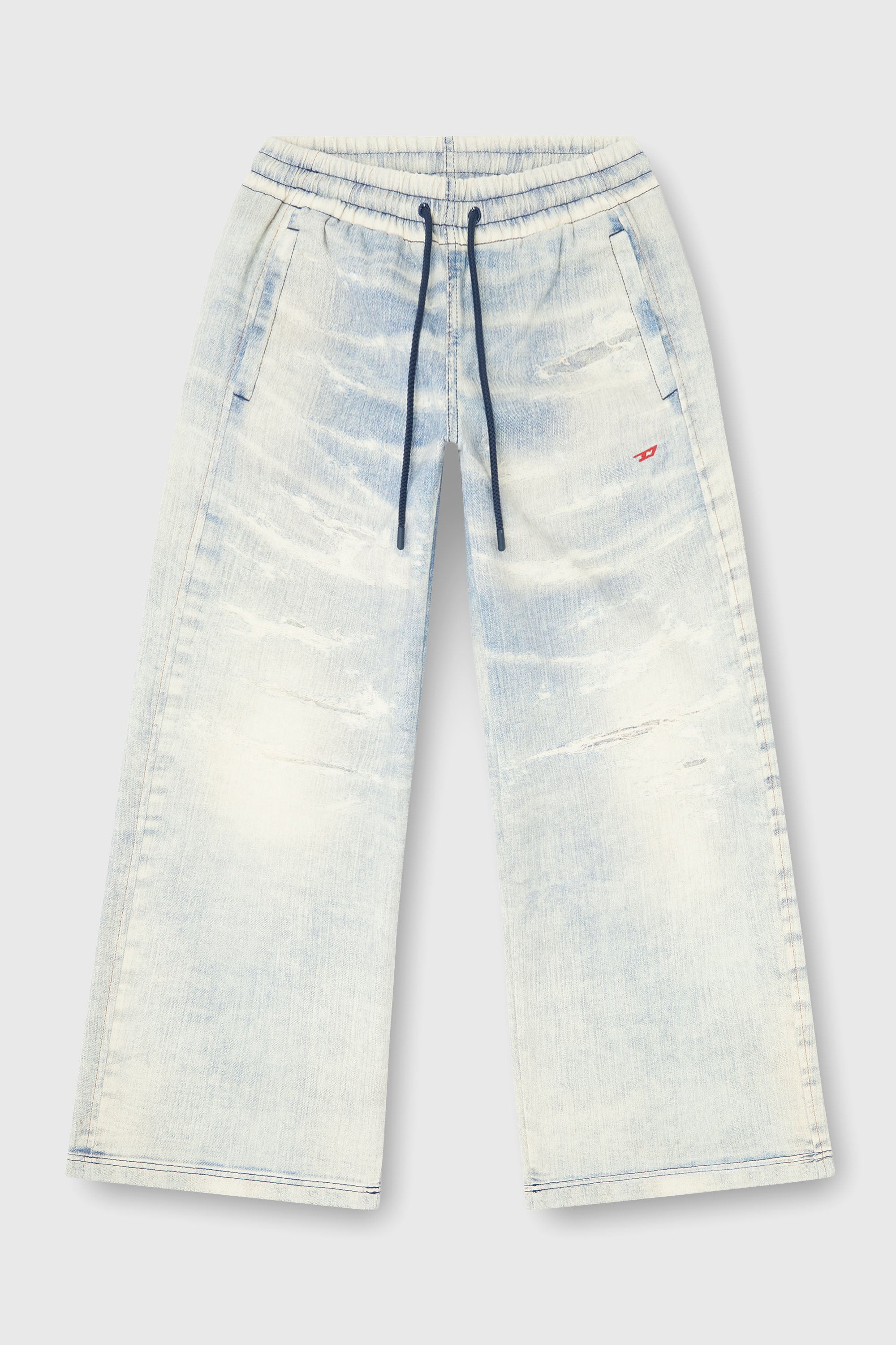 Diesel - Relaxed 2078 D-Ainty Joggjeans&reg; 068XM Mujer, Azul Claro - 2