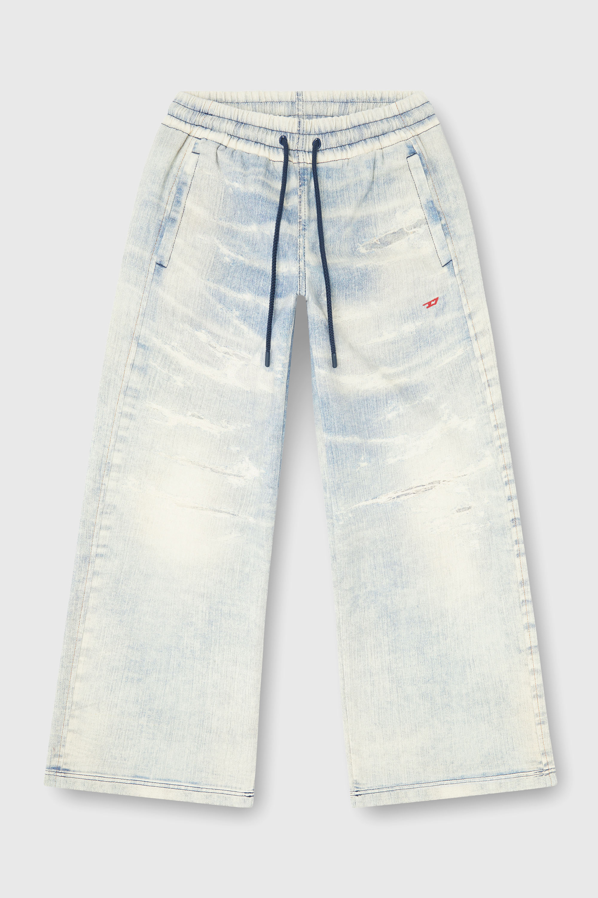 Diesel - Relaxed 2078 D-Ainty Joggjeans&reg; 068XM Mujer, Azul Claro - 4