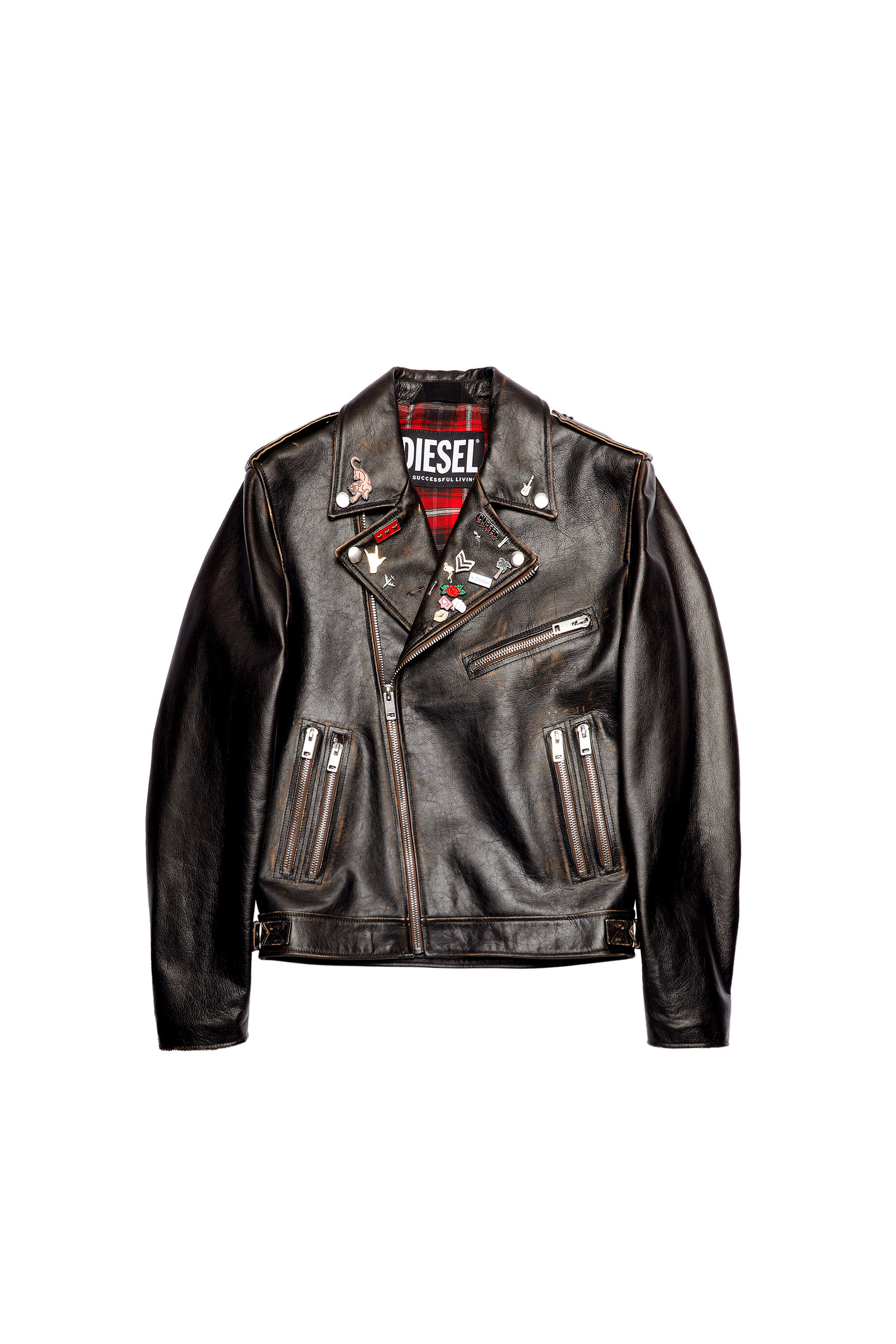 L-GARRETT-NEW, Negro - Chaquetas de piel