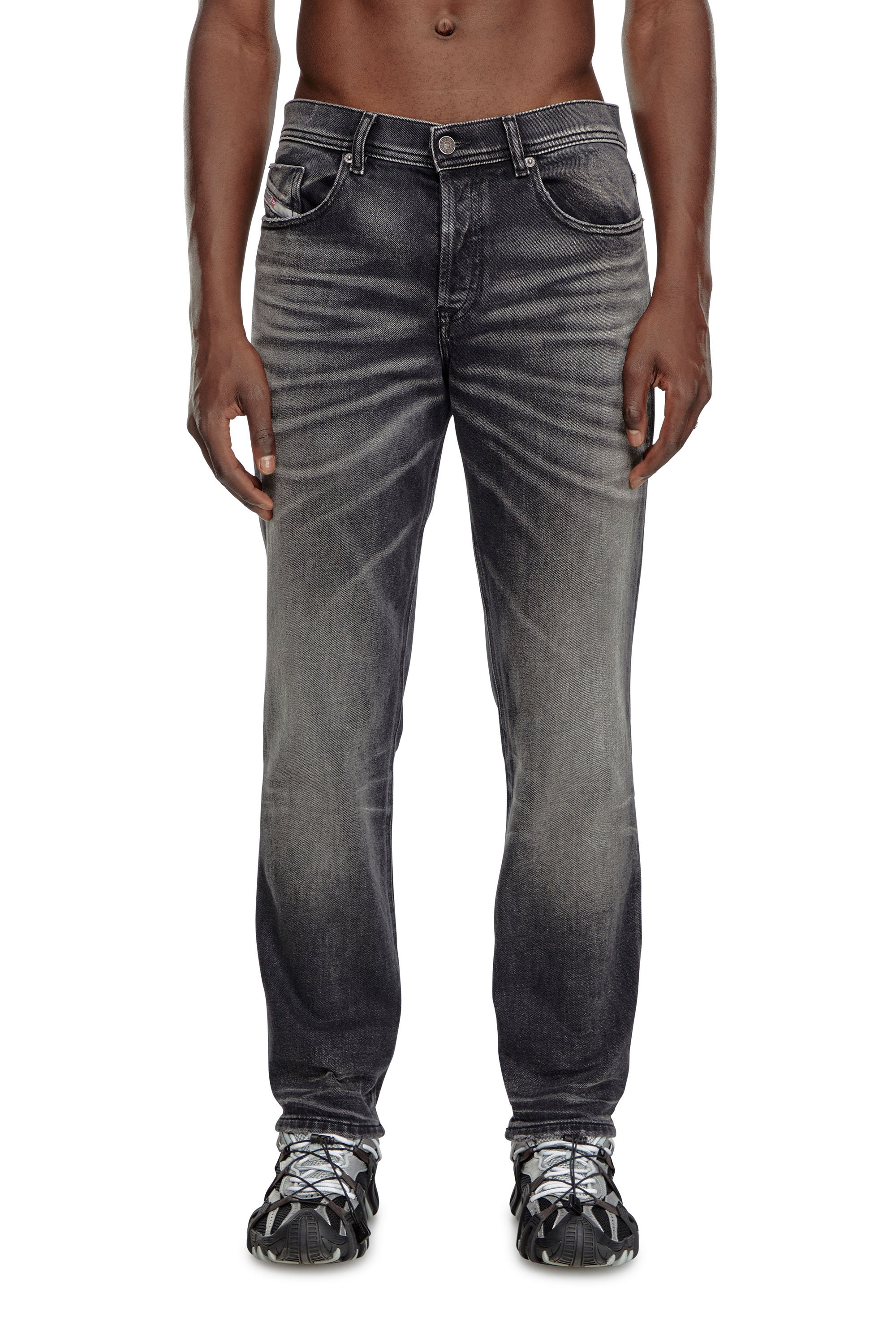 Diesel - Tapered Jeans 2023 D-Finitive 09J65, Hombre Tapered Jeans - 2023 D-Finitive in Negro - Image 2
