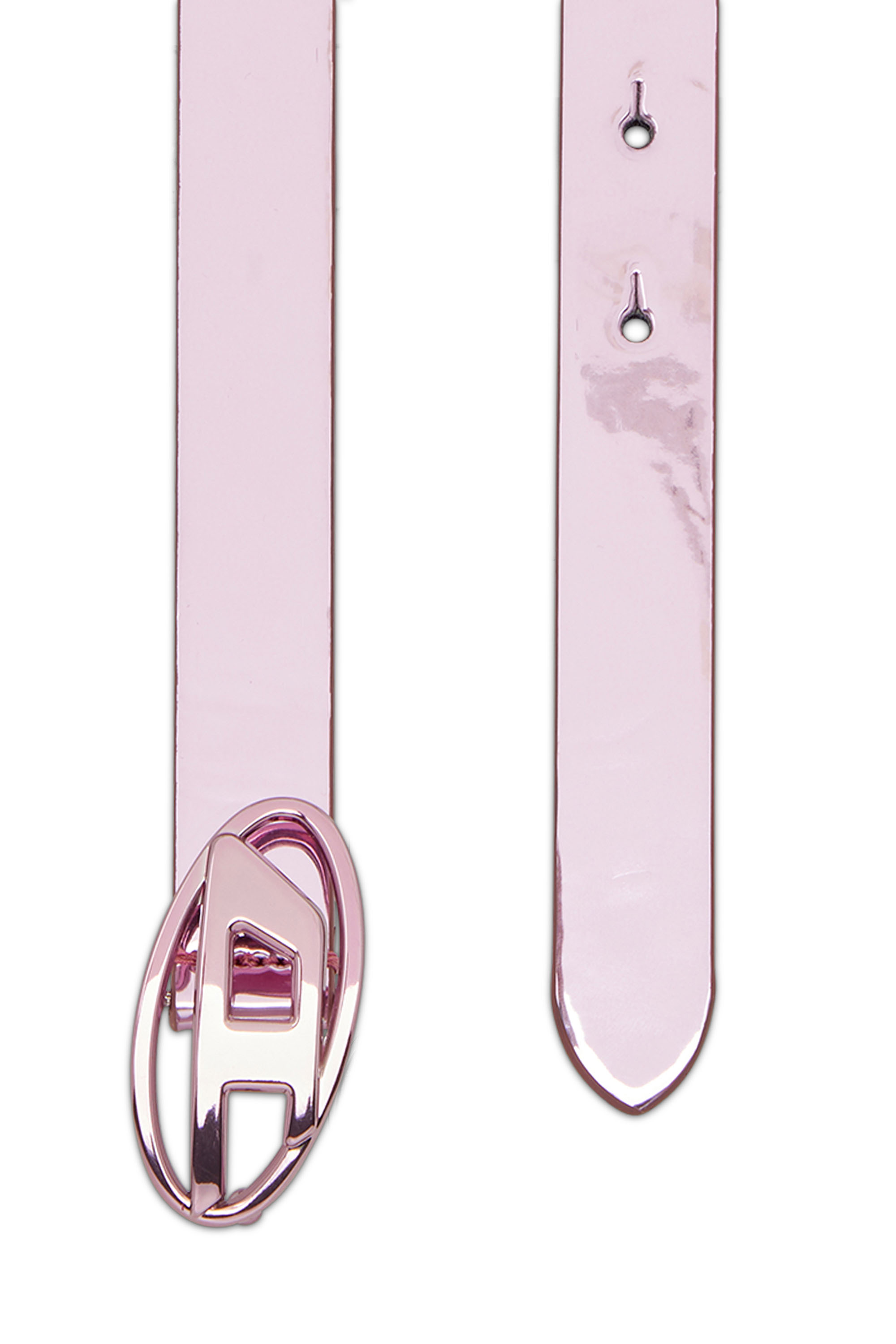 Diesel - B-1DR 20, Cinturón 2 cm metálico fino Mujer in Rosa - 2