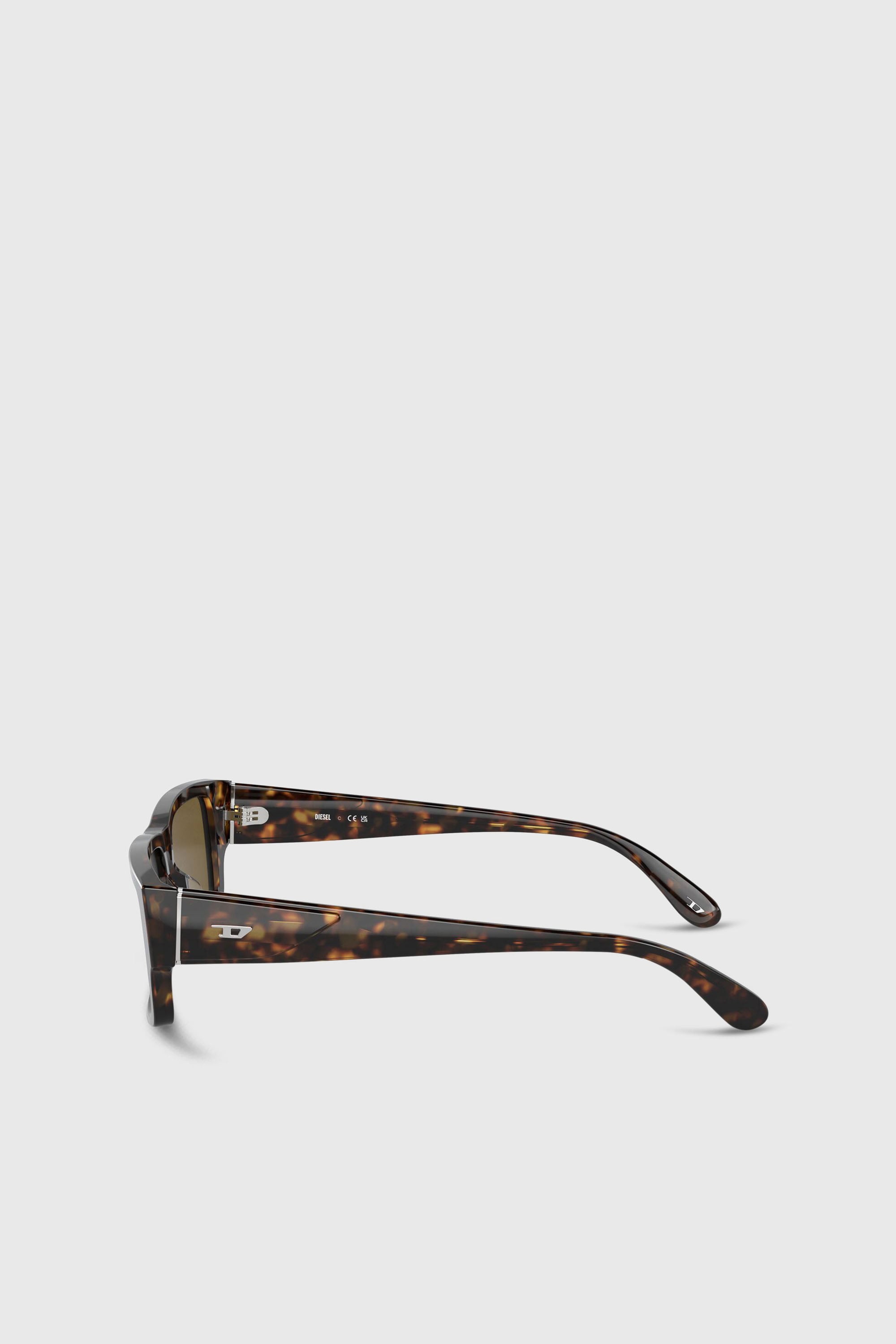 Diesel - 0DL2003 SIZE 57, Gafas rectangulares Hombre in Marr&oacute;n - 2
