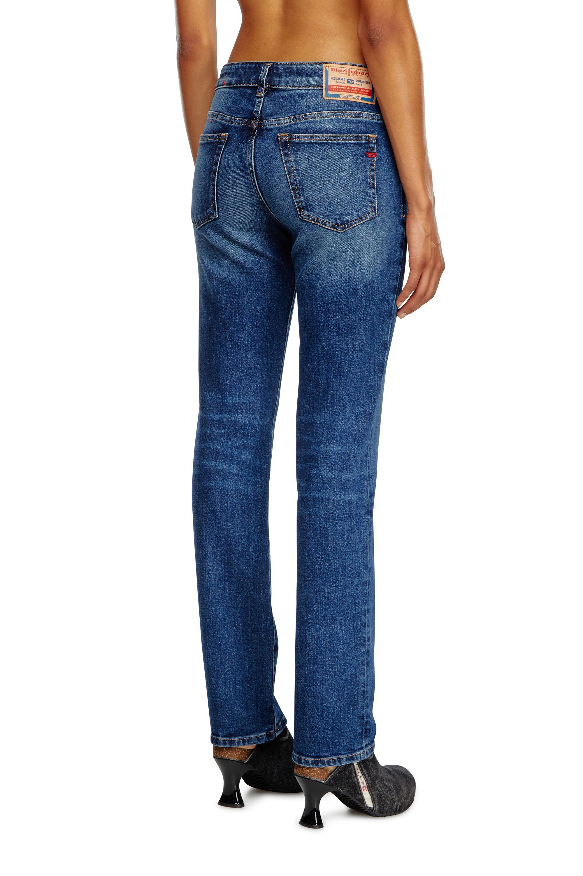 Diesel - Straight Jeans 1989 D-Mine 09I28, Azul Oscuro - Image 4