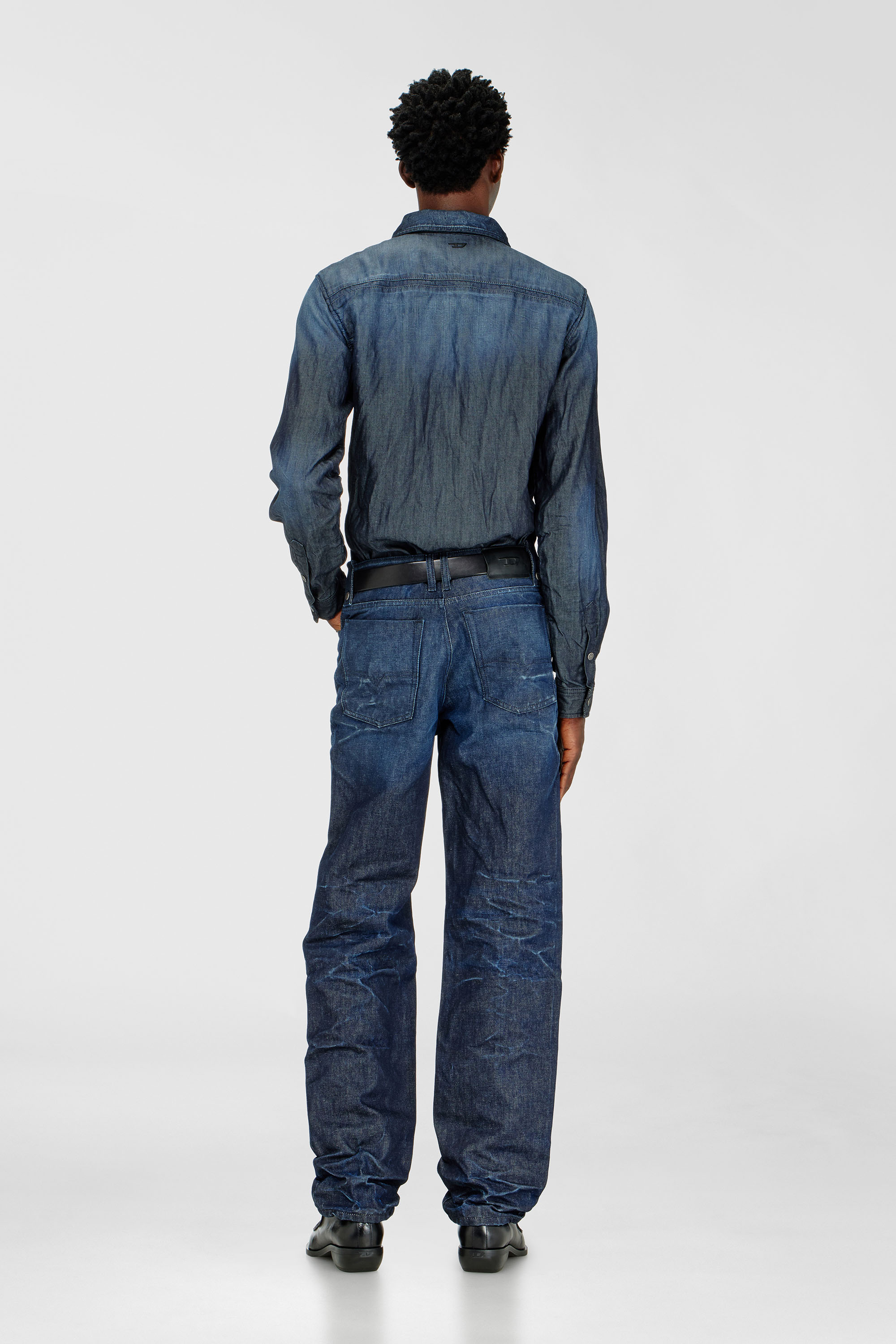 Diesel - Regular Jeans 1991 D-Voeed 007GF Hombre, Azul Oscuro - 3