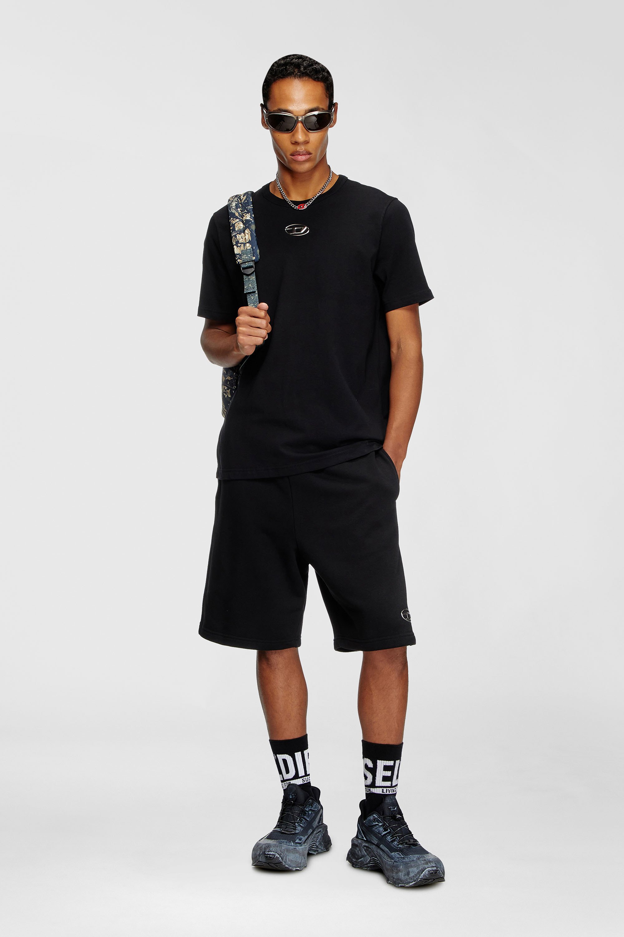 Diesel - SKM-RAY-THREEPACK, Paquete de tres calcetines con logotipo en el pu&ntilde;o Hombre in Multicolor - 2