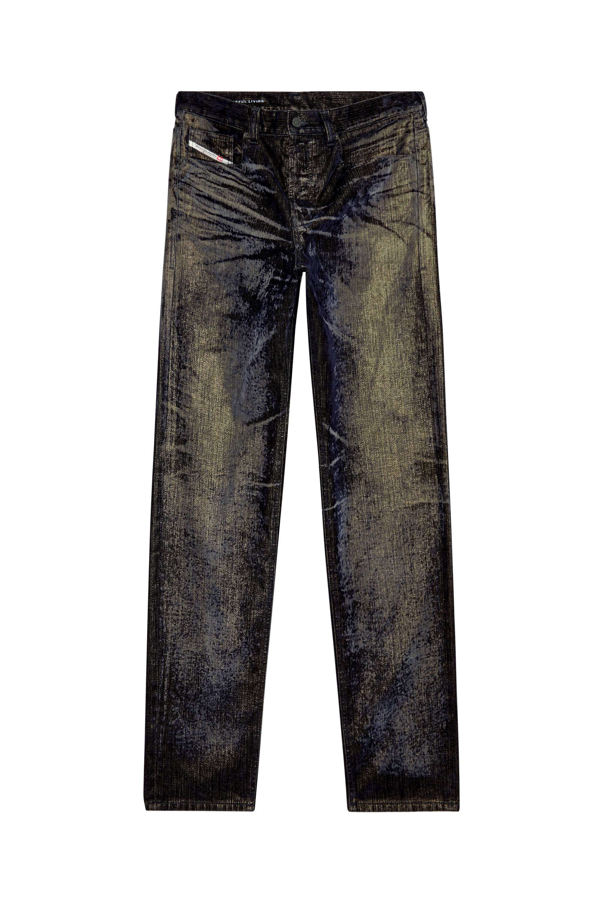 Diesel - Straight Jeans 2010 D-Macs 09I49, Negro/Gris oscuro - Image 5