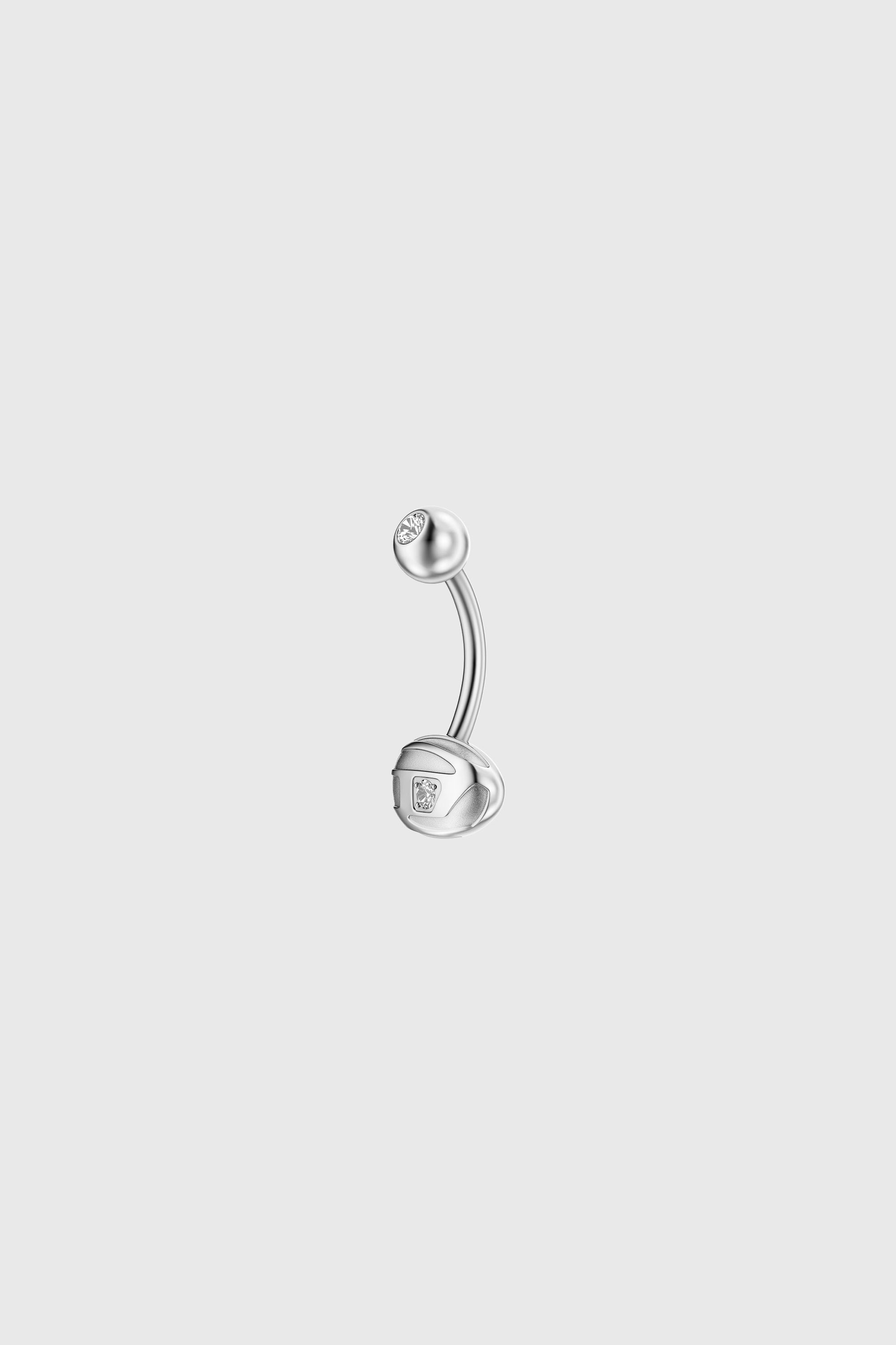 Diesel - DX1698040 JEWELLERY, Joyer&iacute;a para ombligo de acero inoxidable Unisex in Plateado - 1