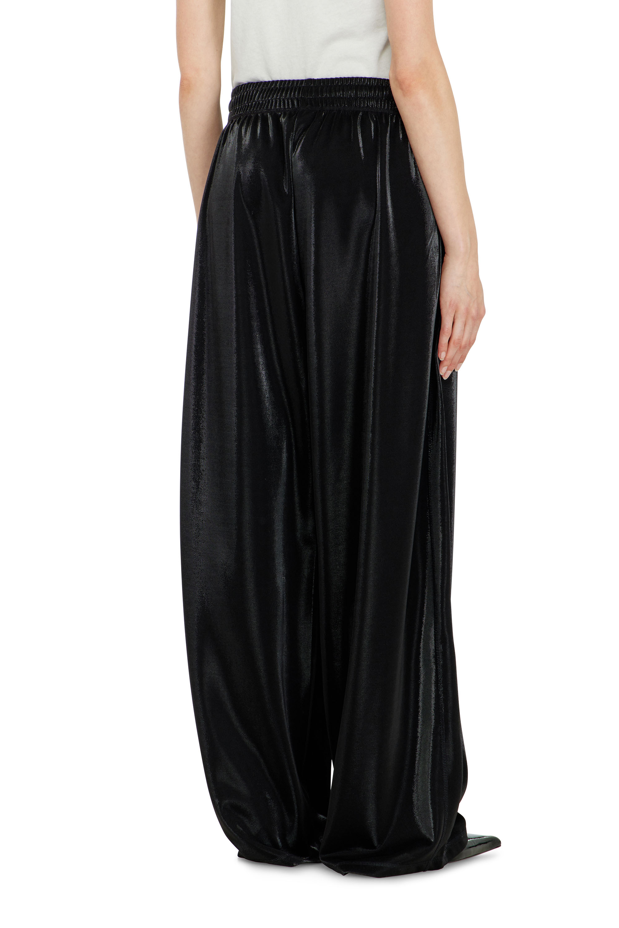 Diesel - P-ROSY, Woman's Sweatpants in shiny piquet fabric in null - 3