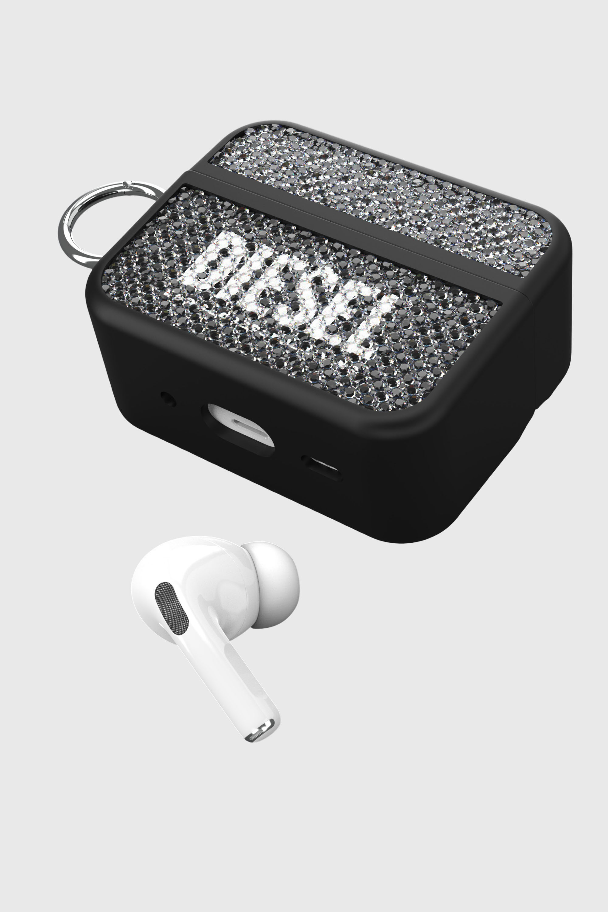 Diesel - 60195 AIRPOD CASE AIRPODS CASE, Funda Swarosky para Airpods Pro / Pro 2 Unisex in Negro - 4