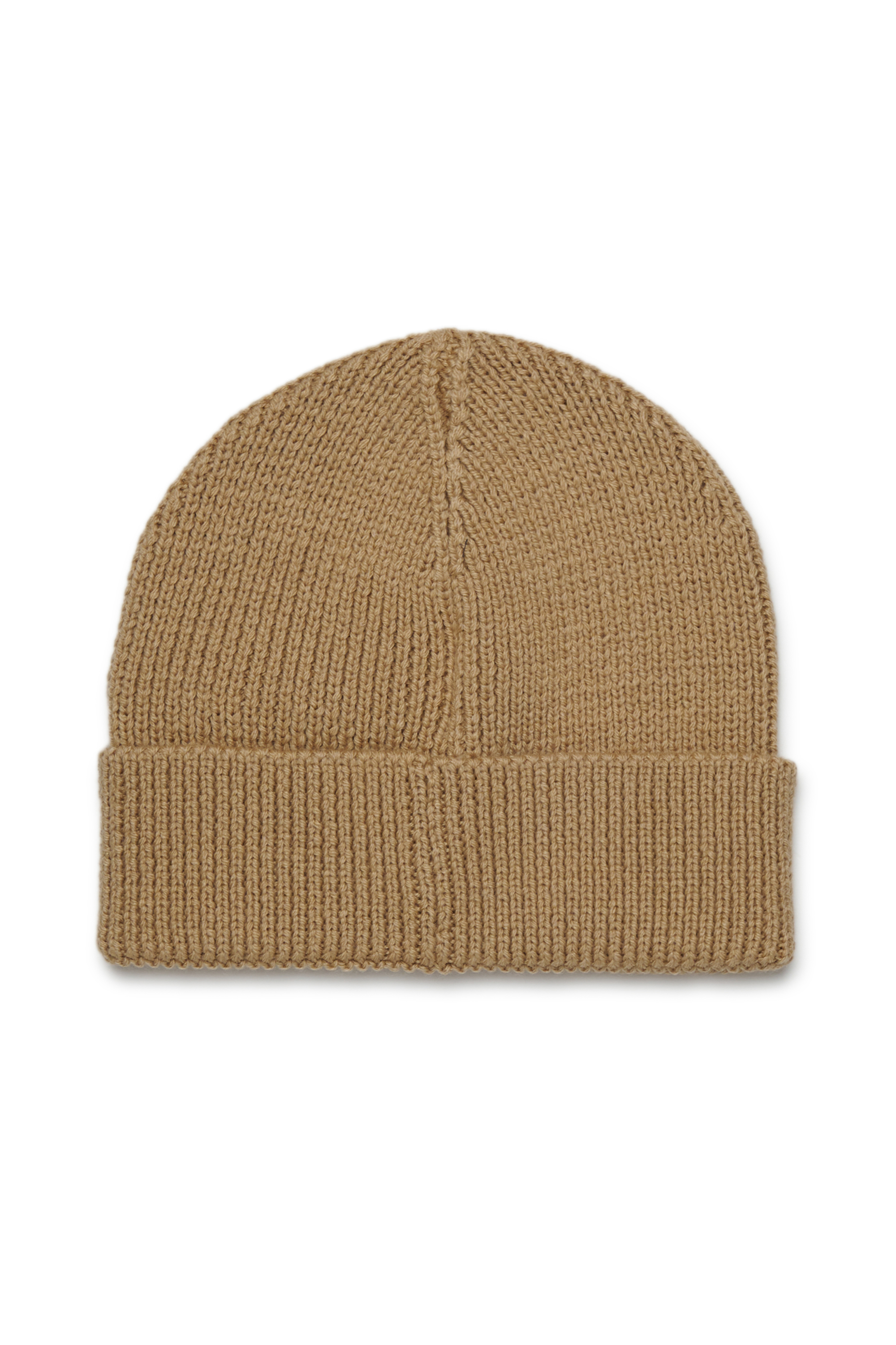 Diesel - FLYB, Gorro de mezcla de lana con vuelta Unisex in Marrón - 2