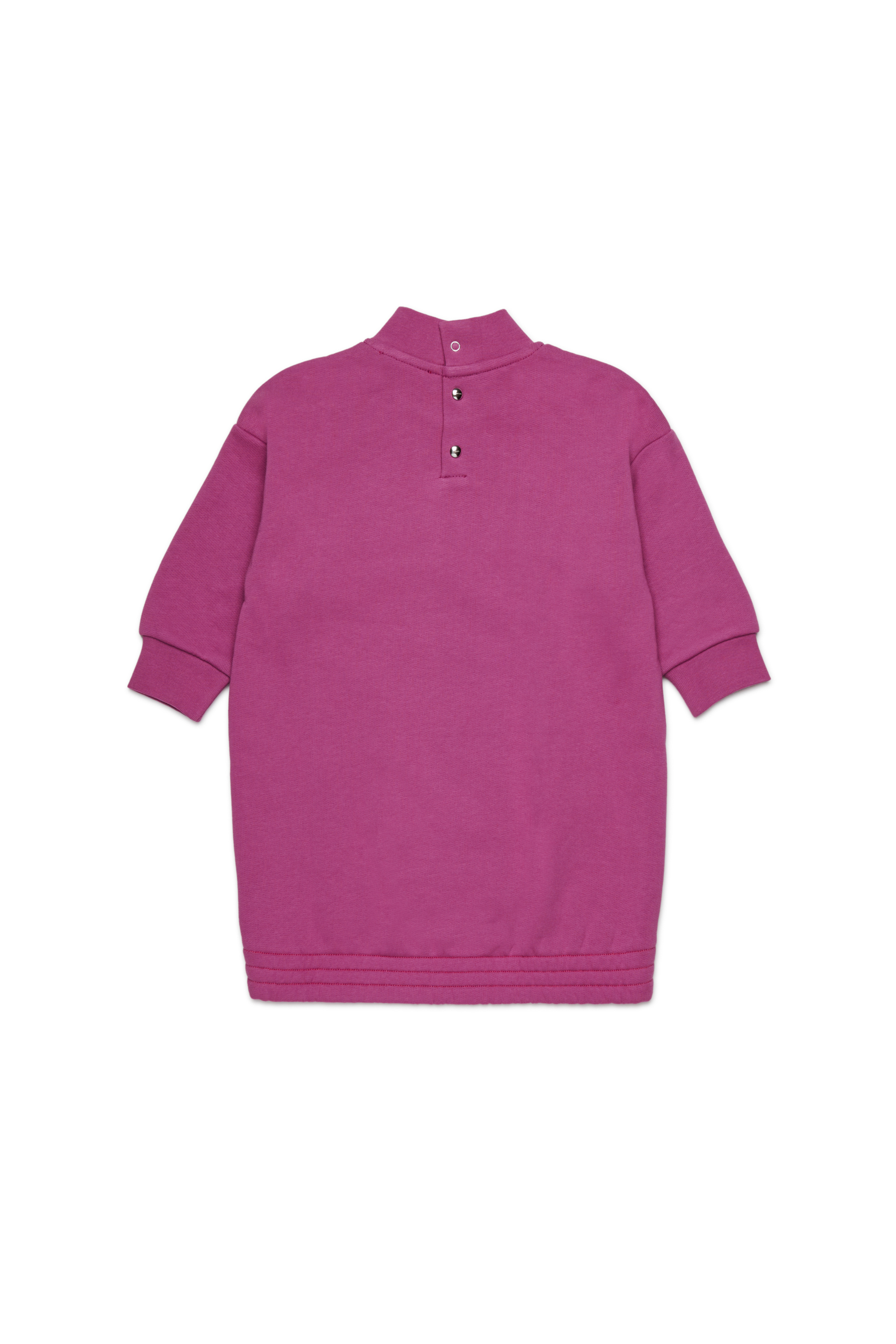 Diesel - DELDIB, Vestido de algodón con estampado de corazones Mujer in Morado - 2