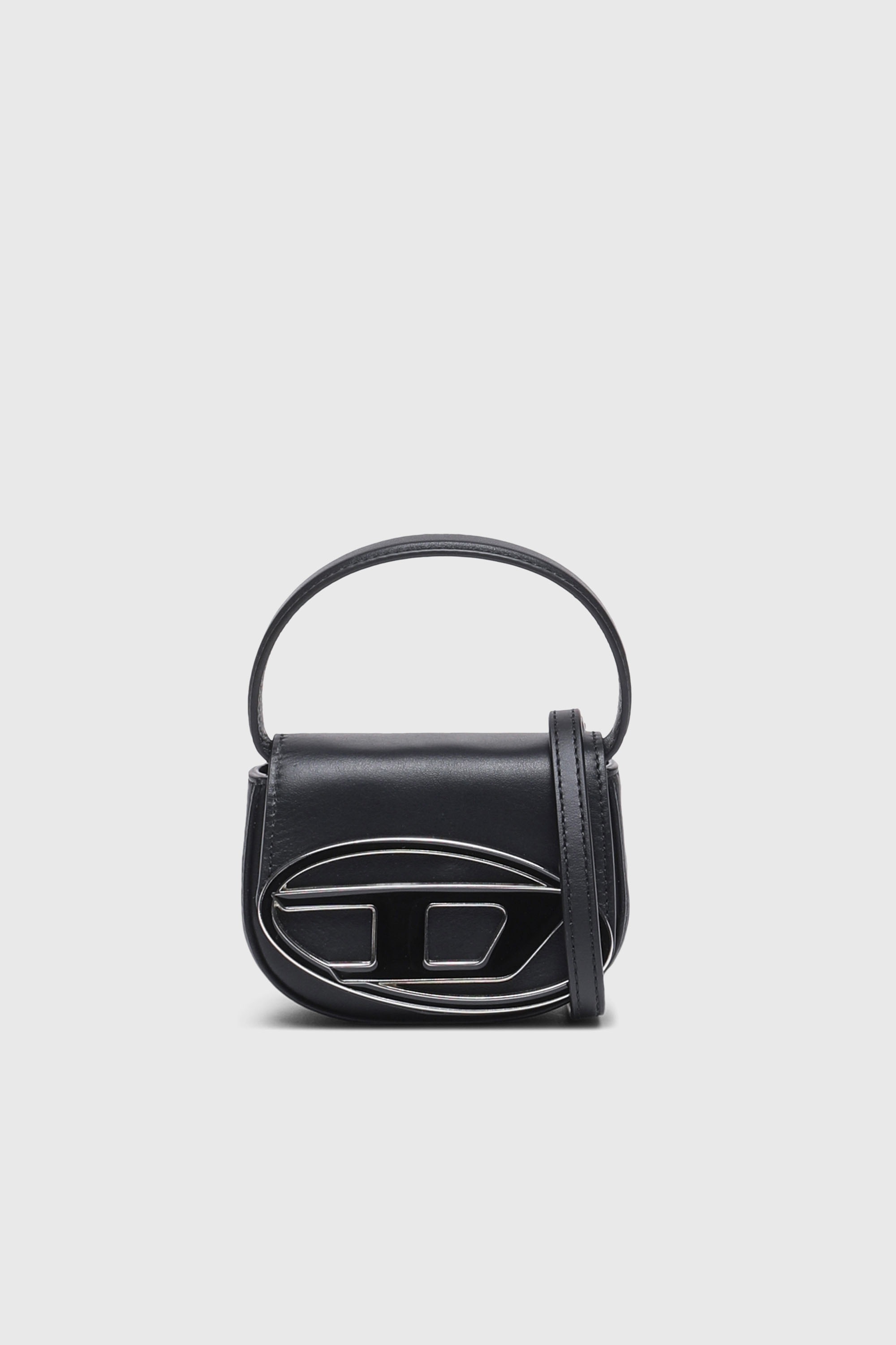 Diesel - 1DR XS, 1DR XS-Minibolso ic&oacute;nico con placa D logo Mujer in Negro - 1