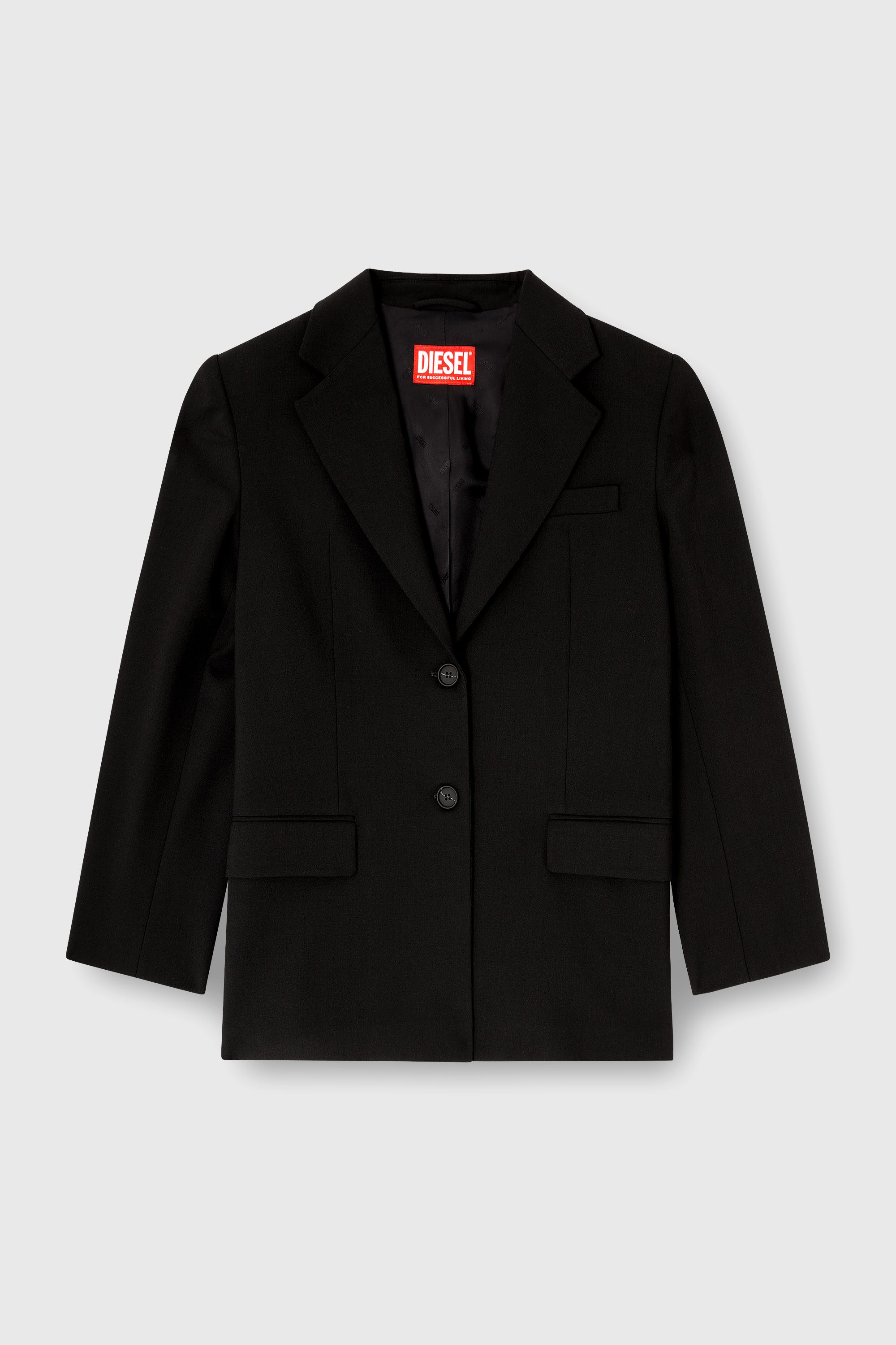 Diesel - G-KESS-R1, Blazer en mezcla de lana Mujer in Negro - 2