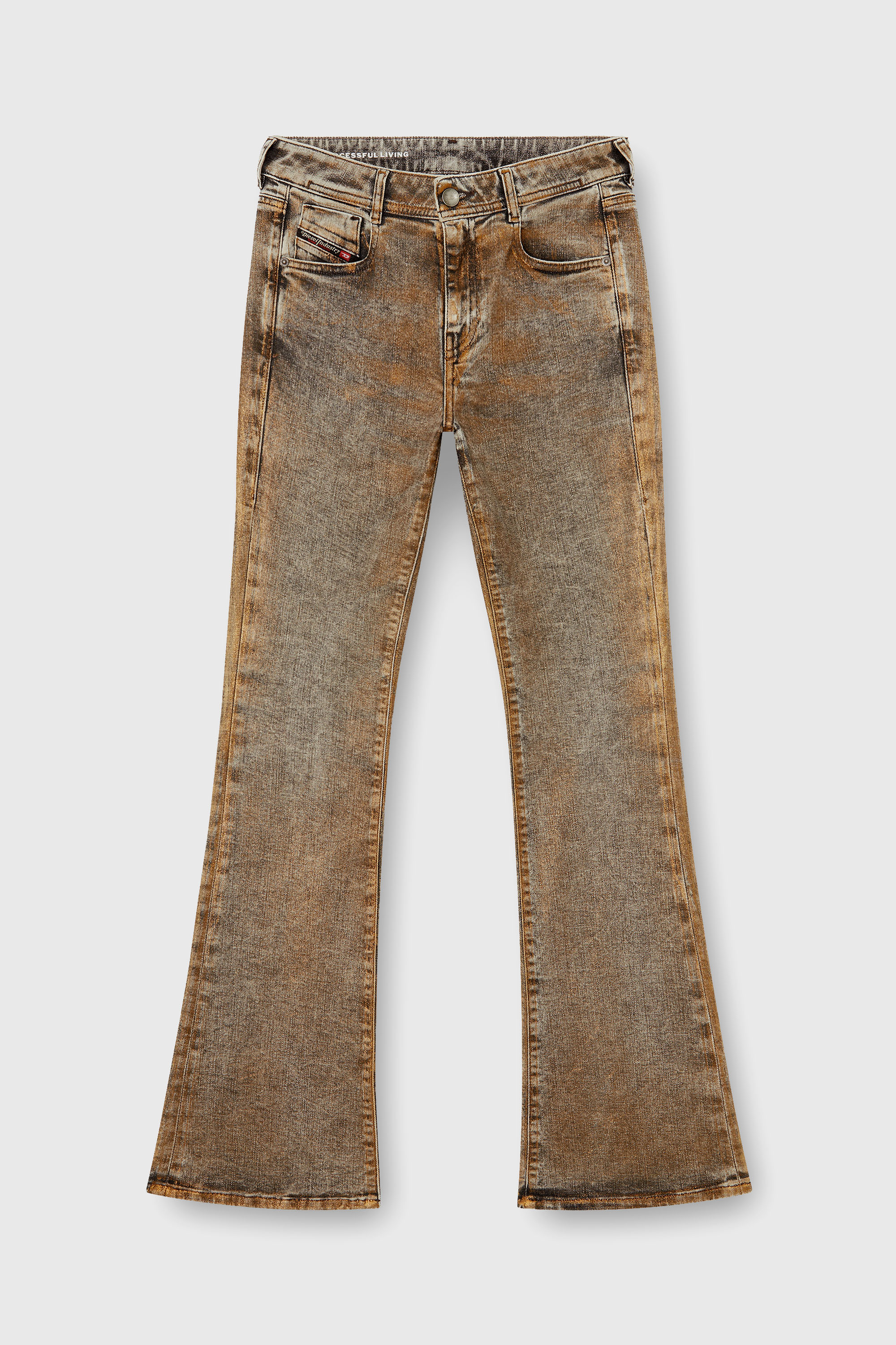 Diesel - Bootcut Jeans 1969 D-Ebbey 09Q38 Mujer, Marr&oacute;n - 2