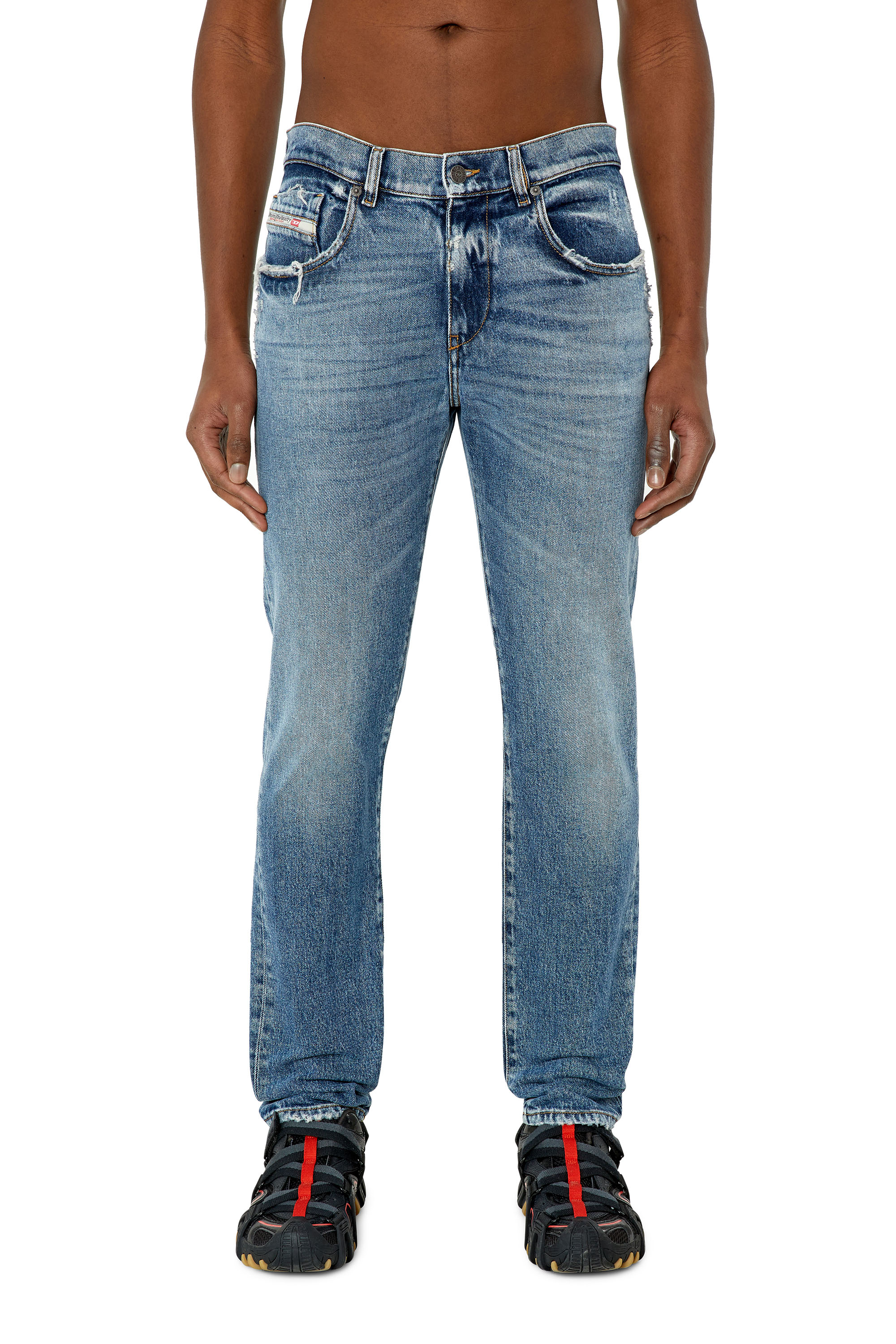 Diesel - Slim Jeans 2019 D-Strukt 09F16, Azul medio - Image 1