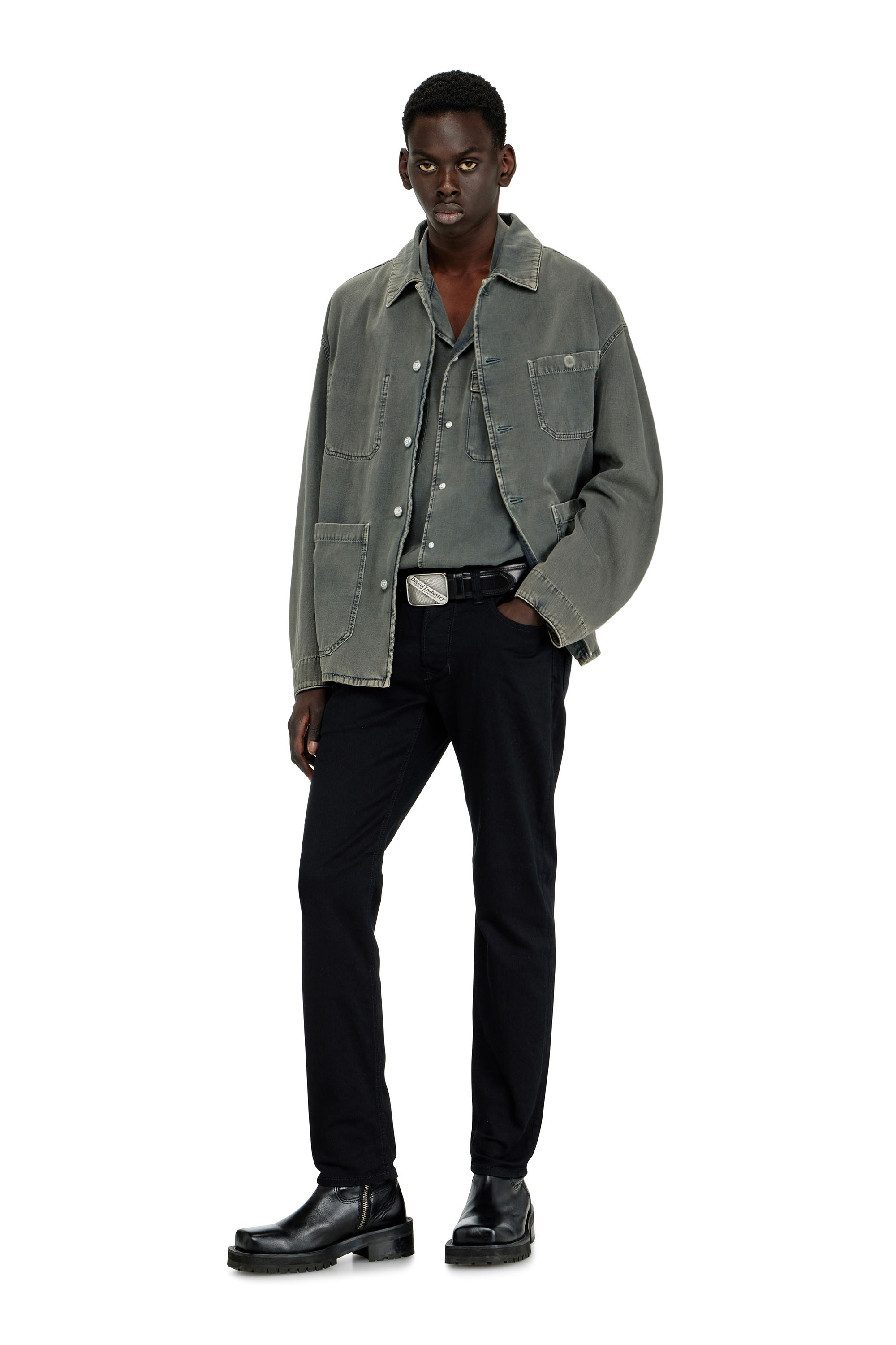 Diesel - Regular Jeans 1986 Larkee-Beex 0688H Hombre, Negro/Gris oscuro - 1