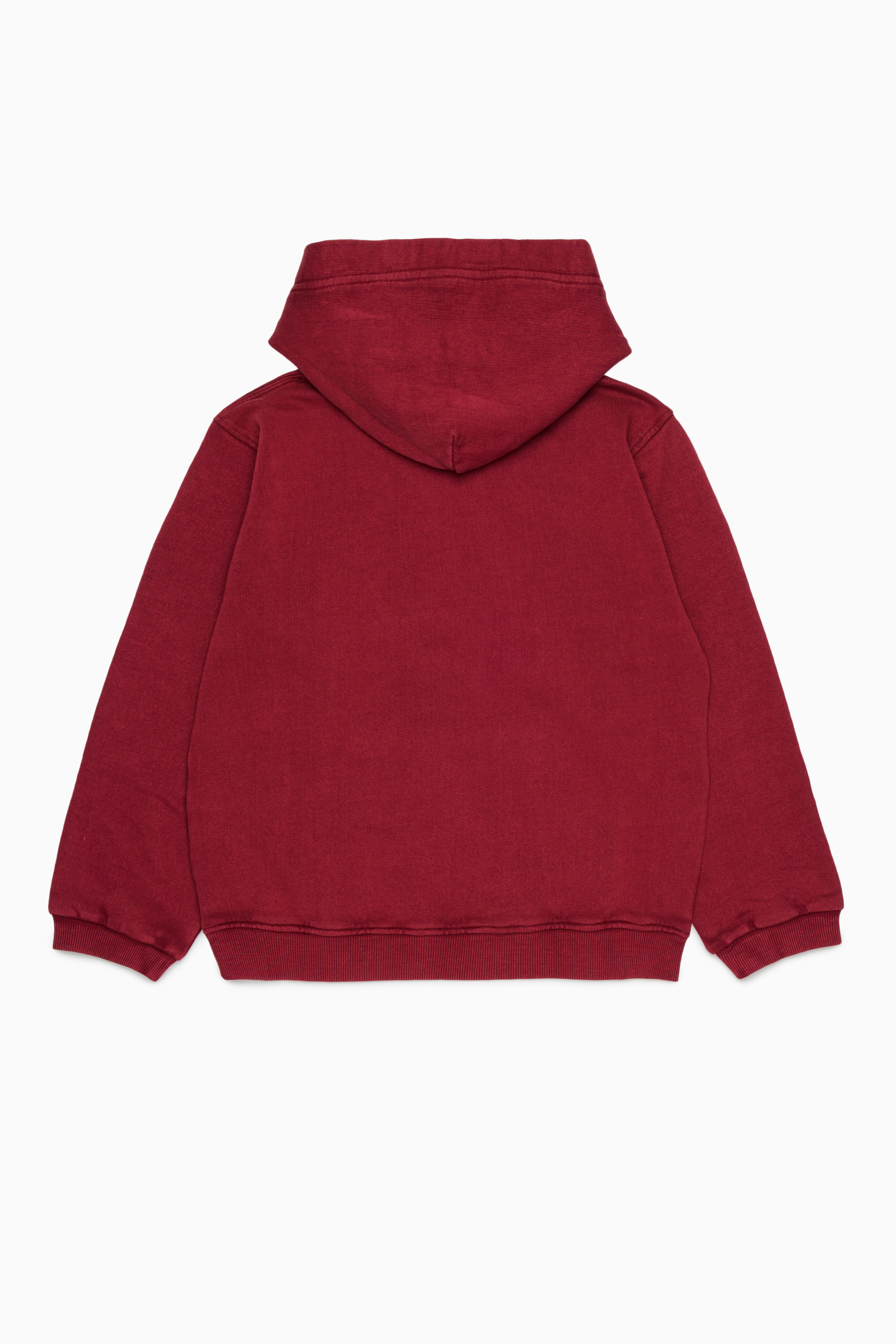 Diesel - STISEL OVER, Sudadera con estampado de logo maxi Hombre in Rojo - 2
