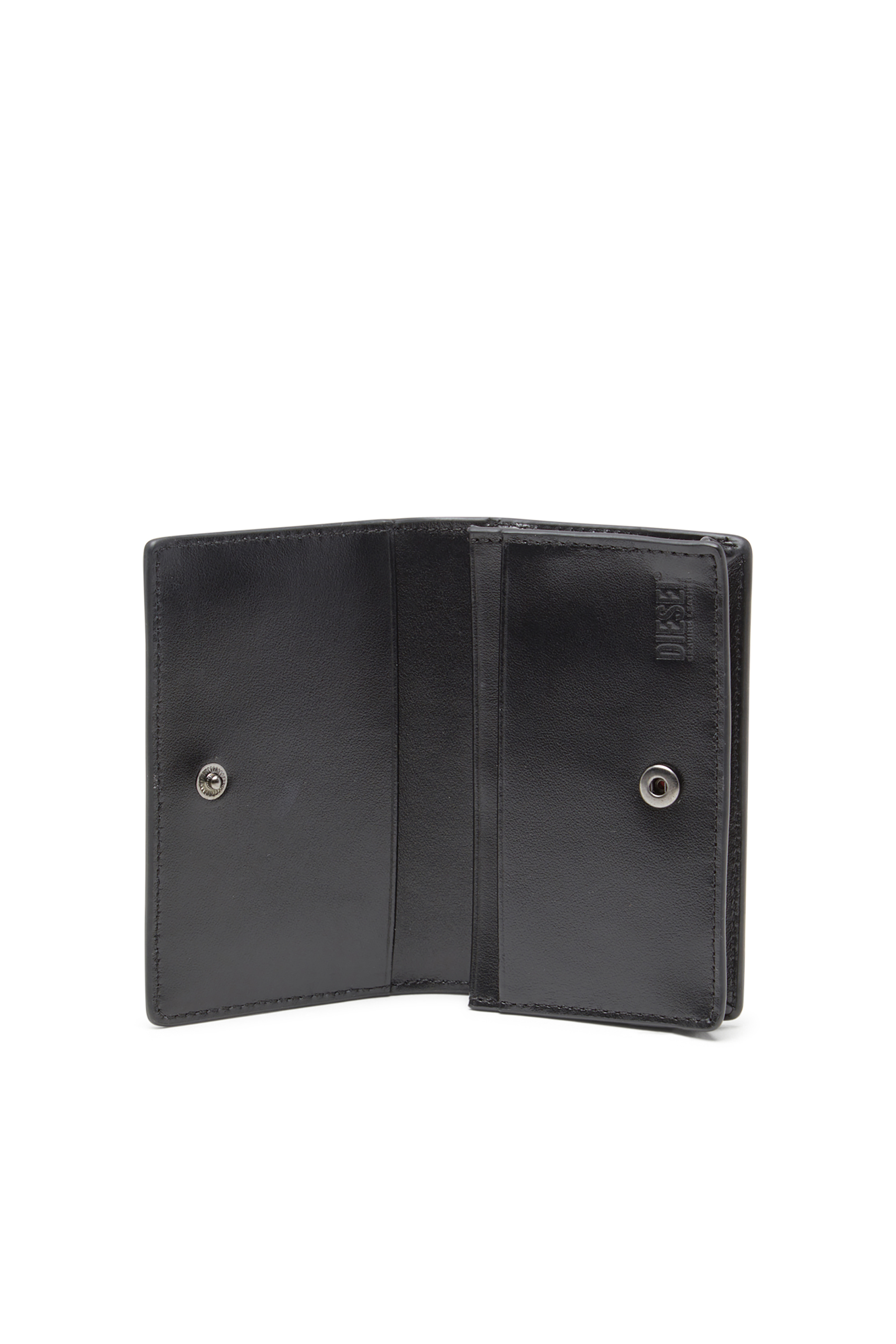 Diesel - HOLI-D CARD HOLDER IV, Tarjetero compacto de cuero Hombre in Negro - 3