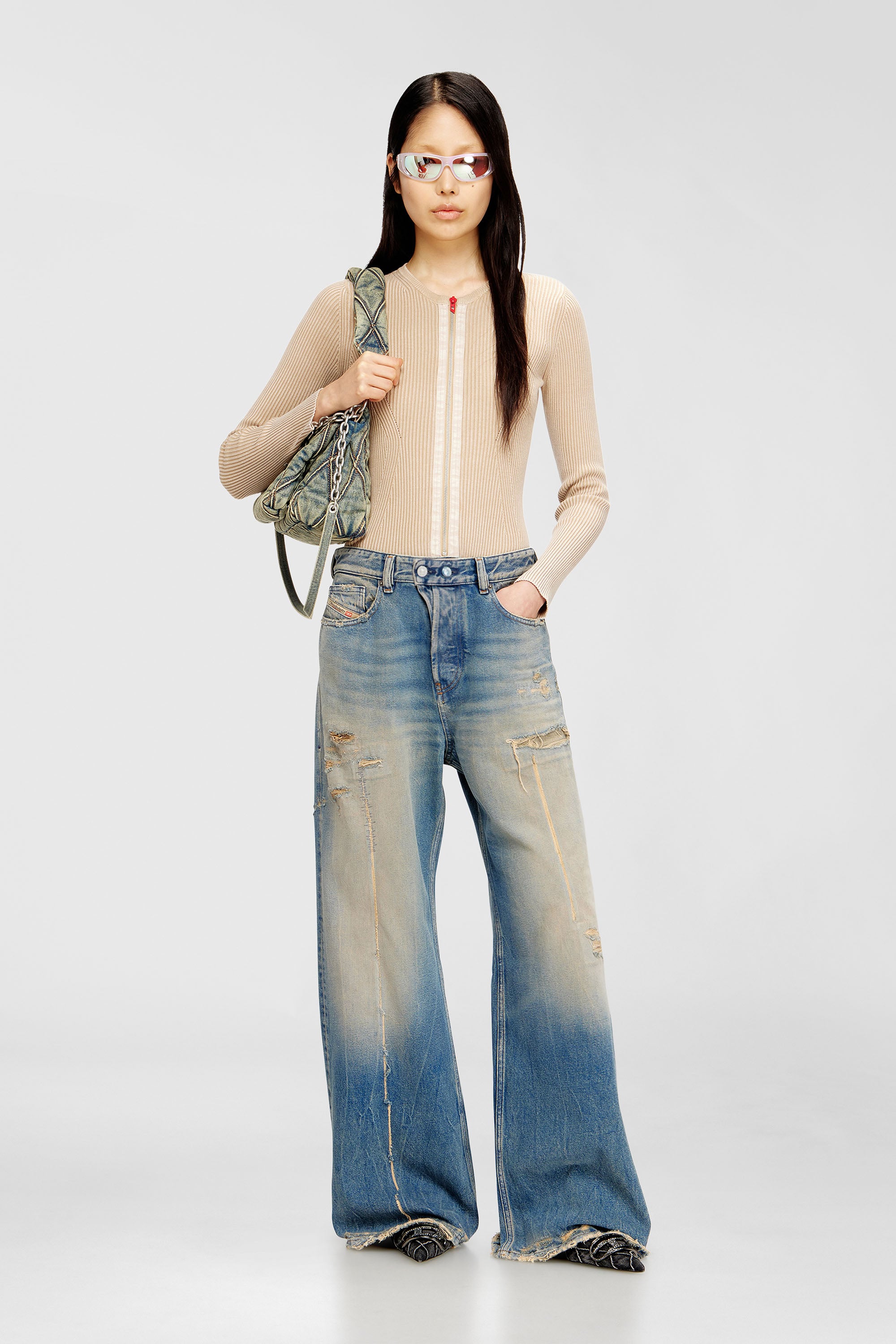 Diesel - Relaxed Jeans 1996 D-Sire 09N29 Unisex, Azul medio - 1