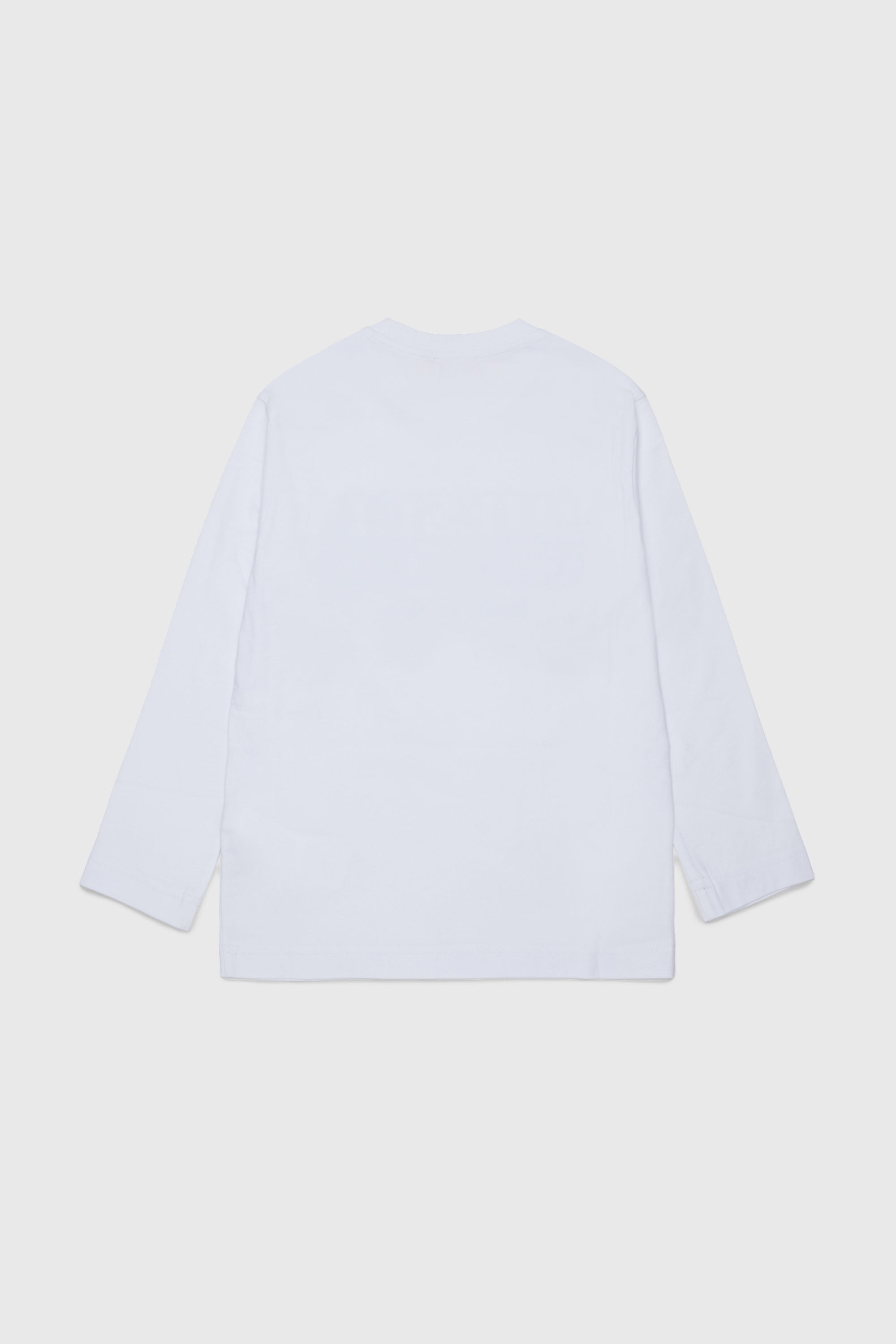 Diesel - TLODIMLS OVER, Camiseta de manga larga con estampado Diesel Industry Hombre in Blanco - 2