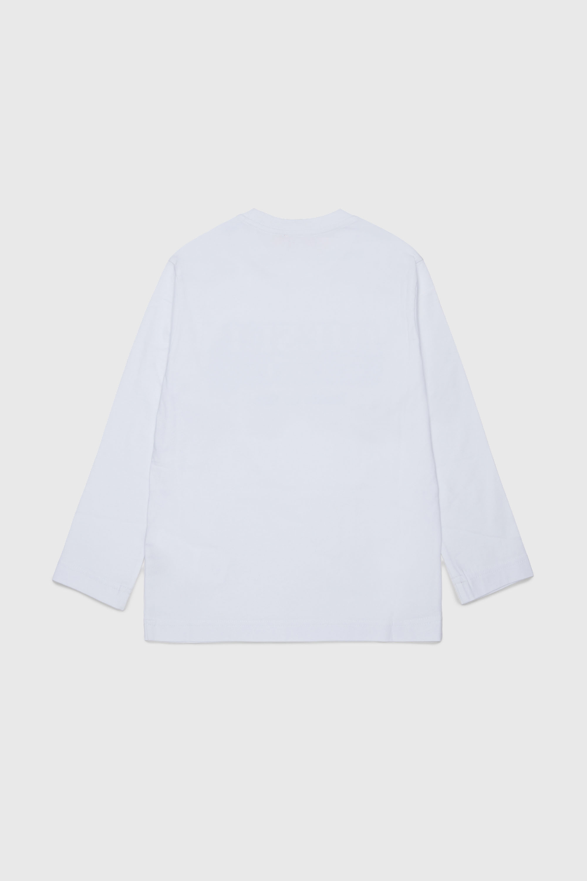Diesel - TLODIMLS OVER, Camiseta de manga larga con estampado Diesel Industry Hombre in Blanco - 2