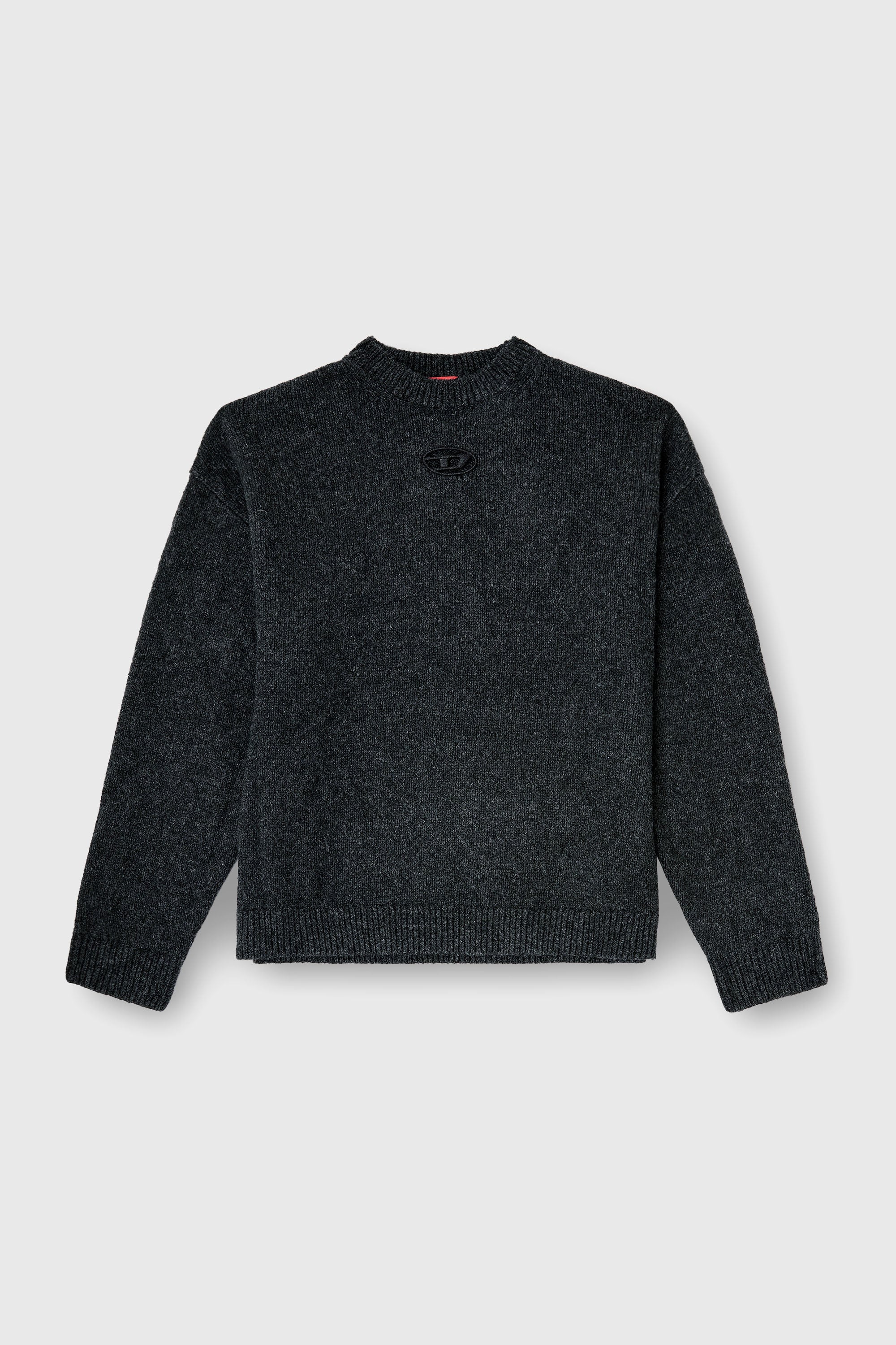 Diesel - K-AREESO, Jersey de mezcla de lana y alpaca Hombre in Negro - 1