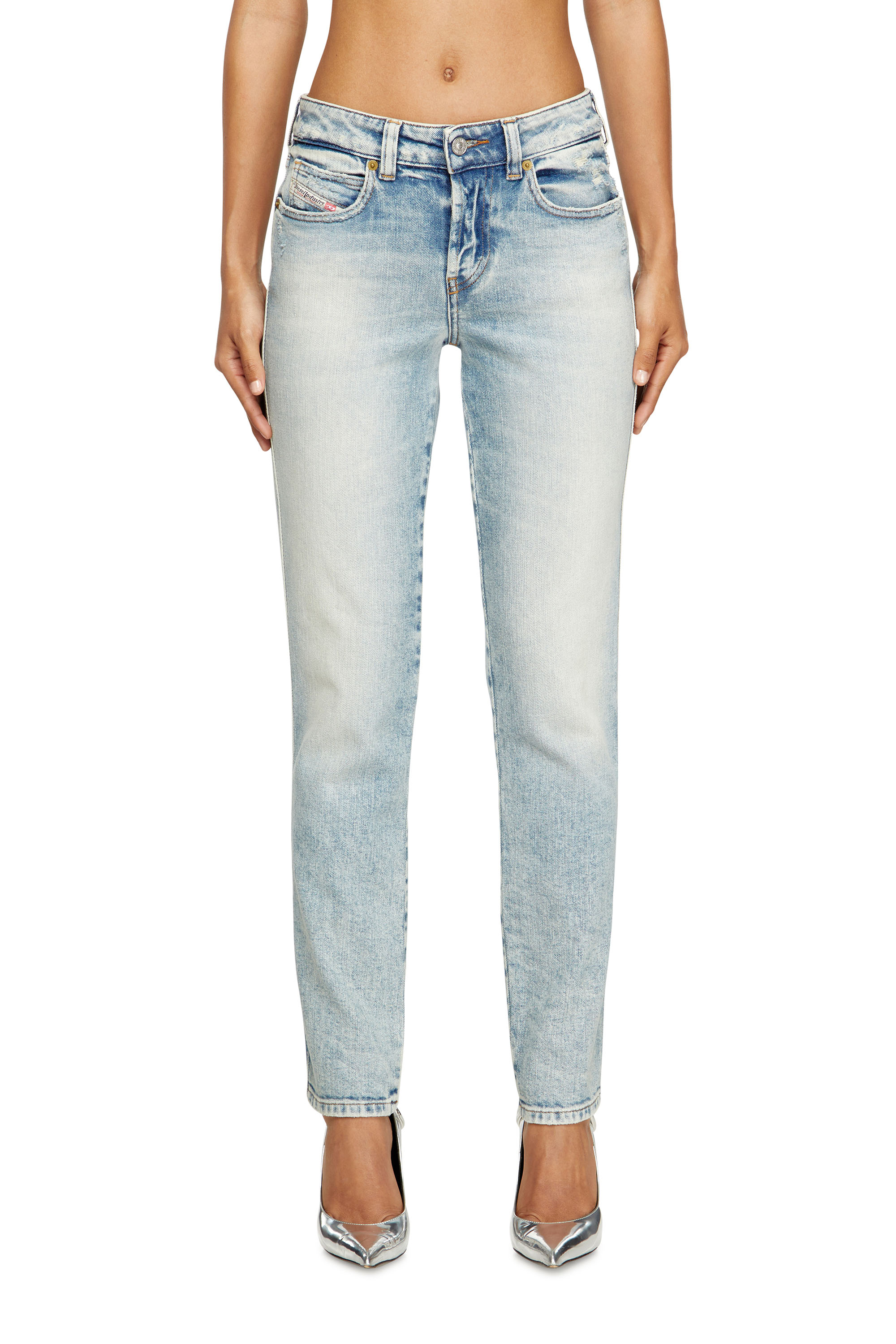 Diesel - Slim Jeans 1992 D-Jiann 09M21 Mujer, Azul Claro - 1