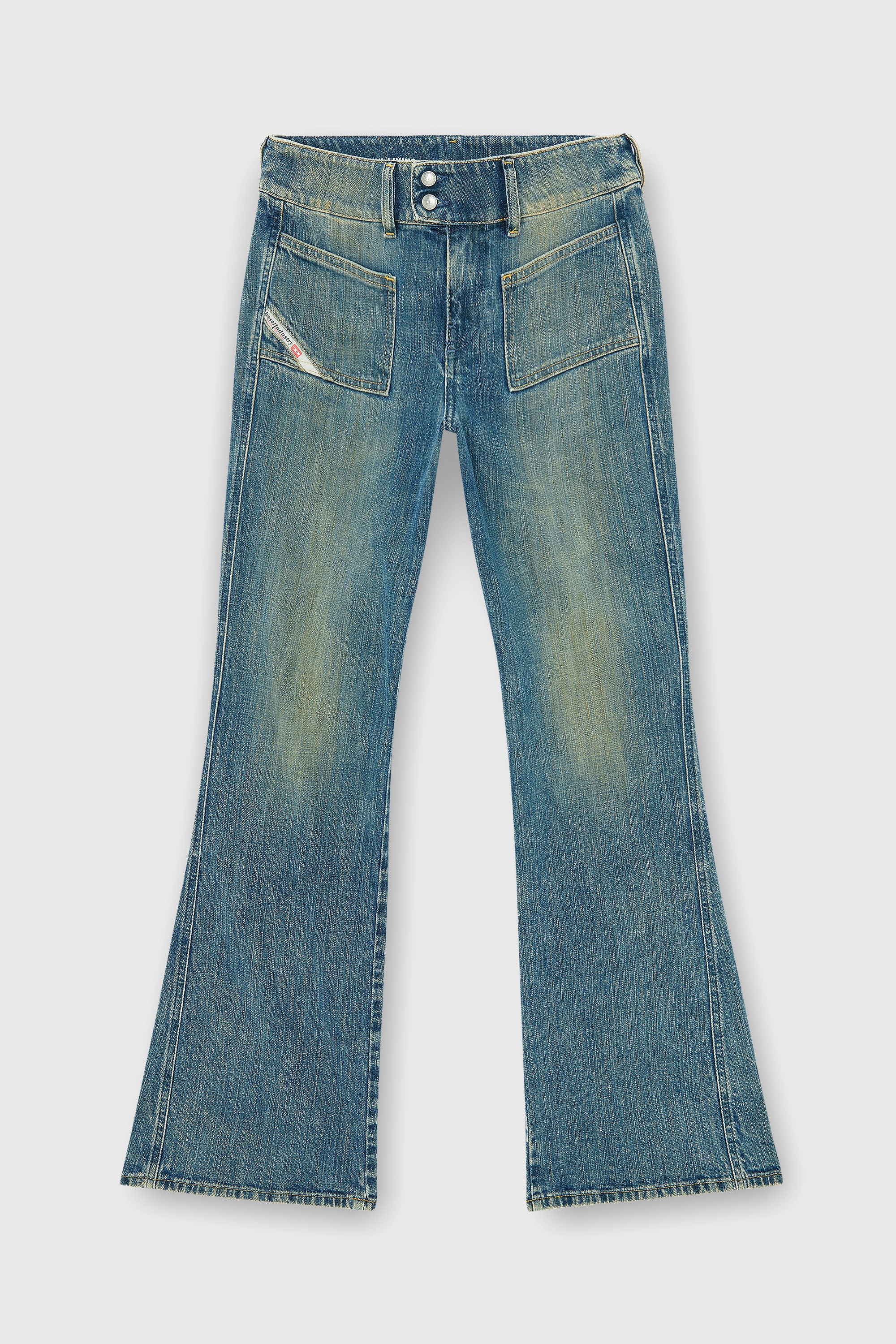 Diesel - Bootcut Jeans D-Hush 007EJ Mujer, Azul medio - 2