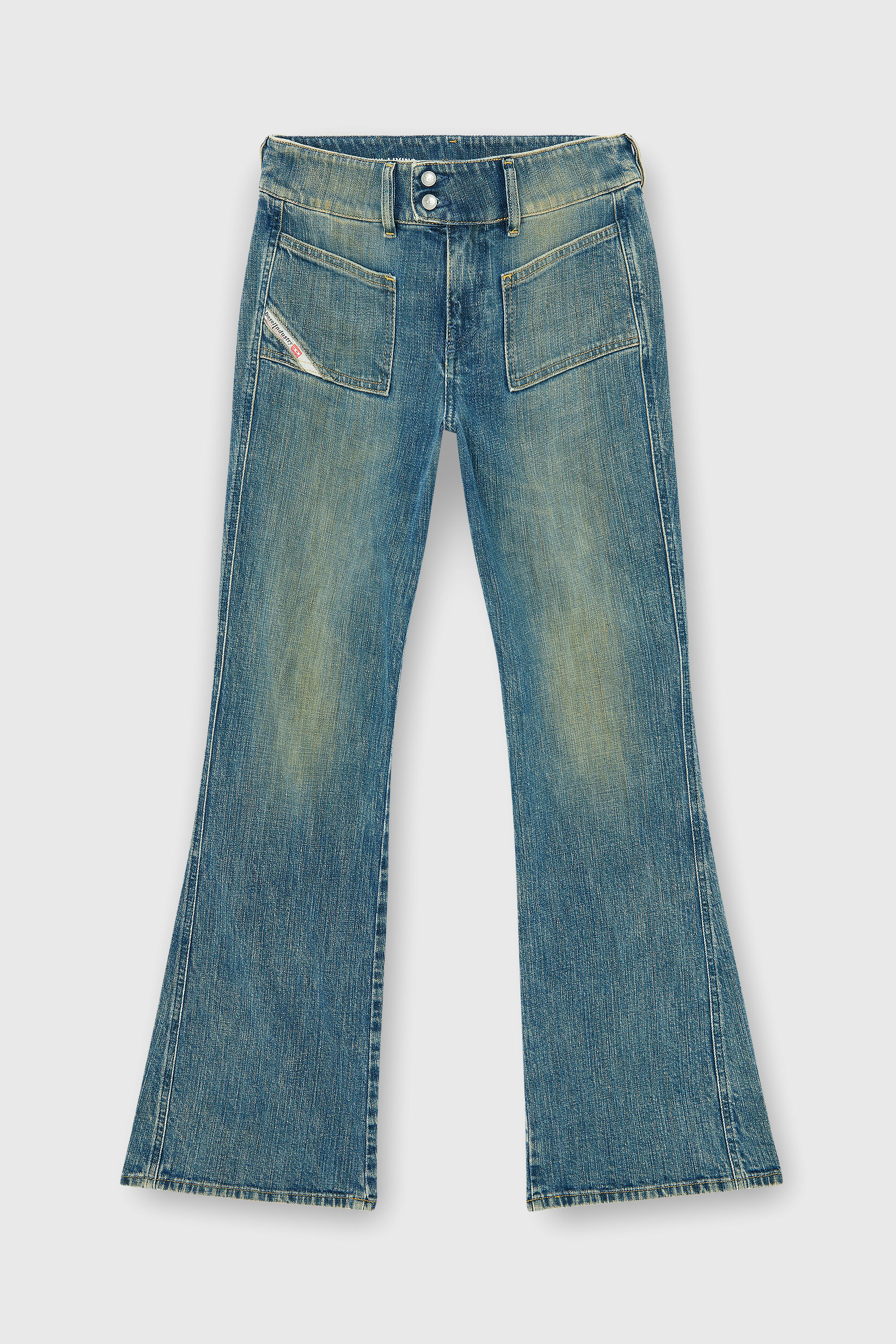 Diesel - Bootcut Jeans D-Hush 007EJ Mujer, Azul medio - 6