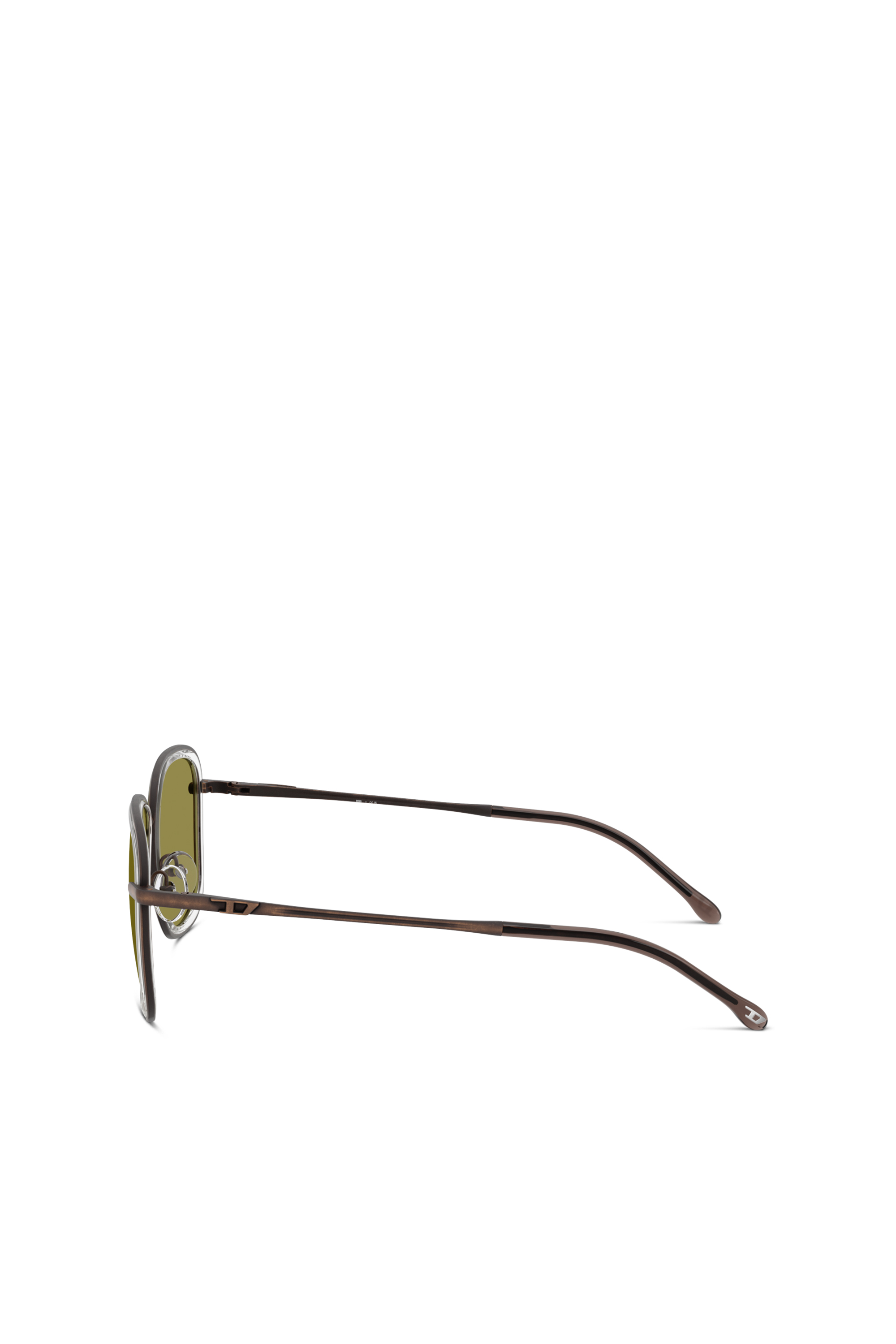 Diesel - 0DL1017, Gafas de sol cuadradas Unisex in Verde - 2