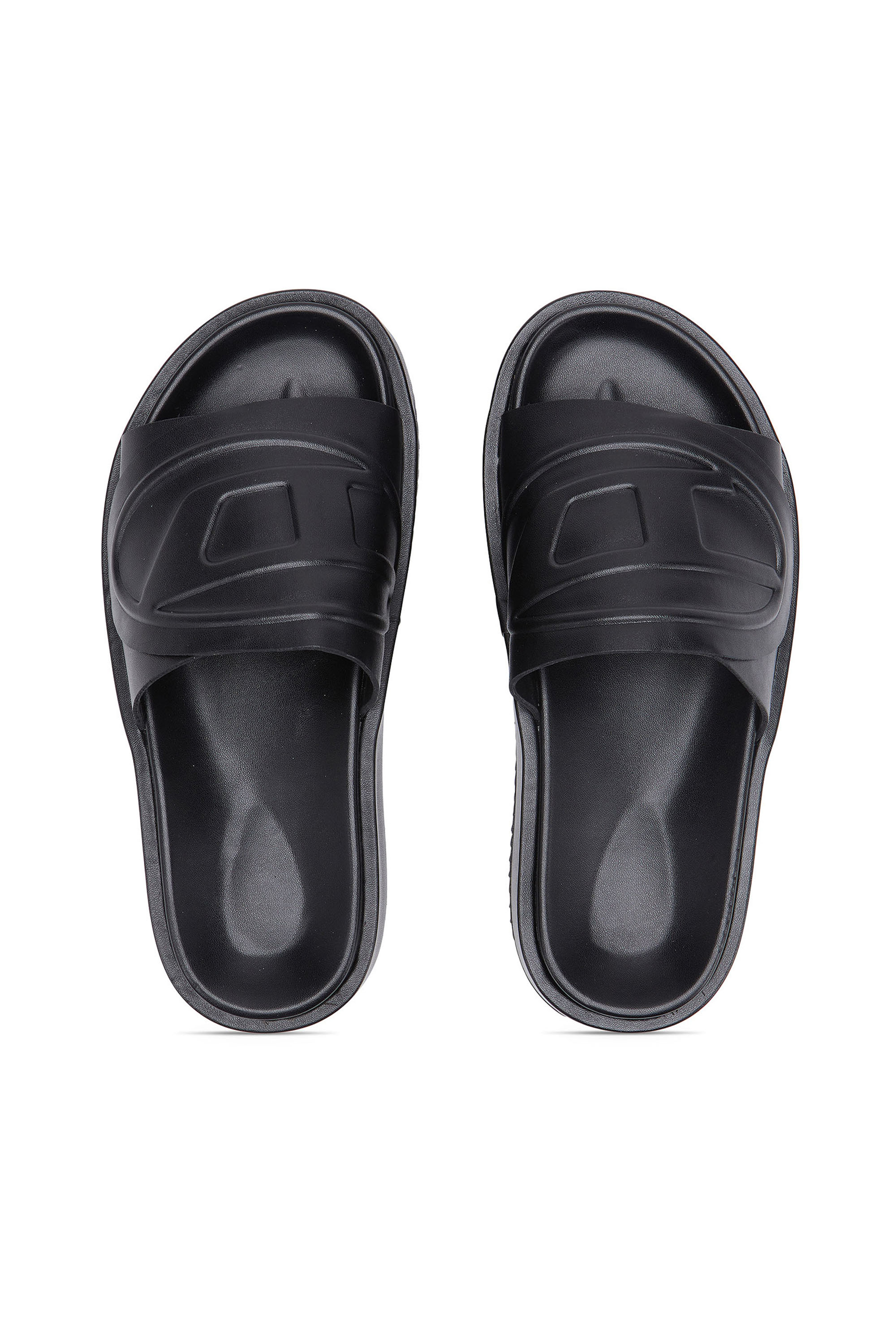 Diesel - SA-SLIDE D OVAL W, Sa-Slide D-Chanclas con correa Oval D Mujer in Negro - 5