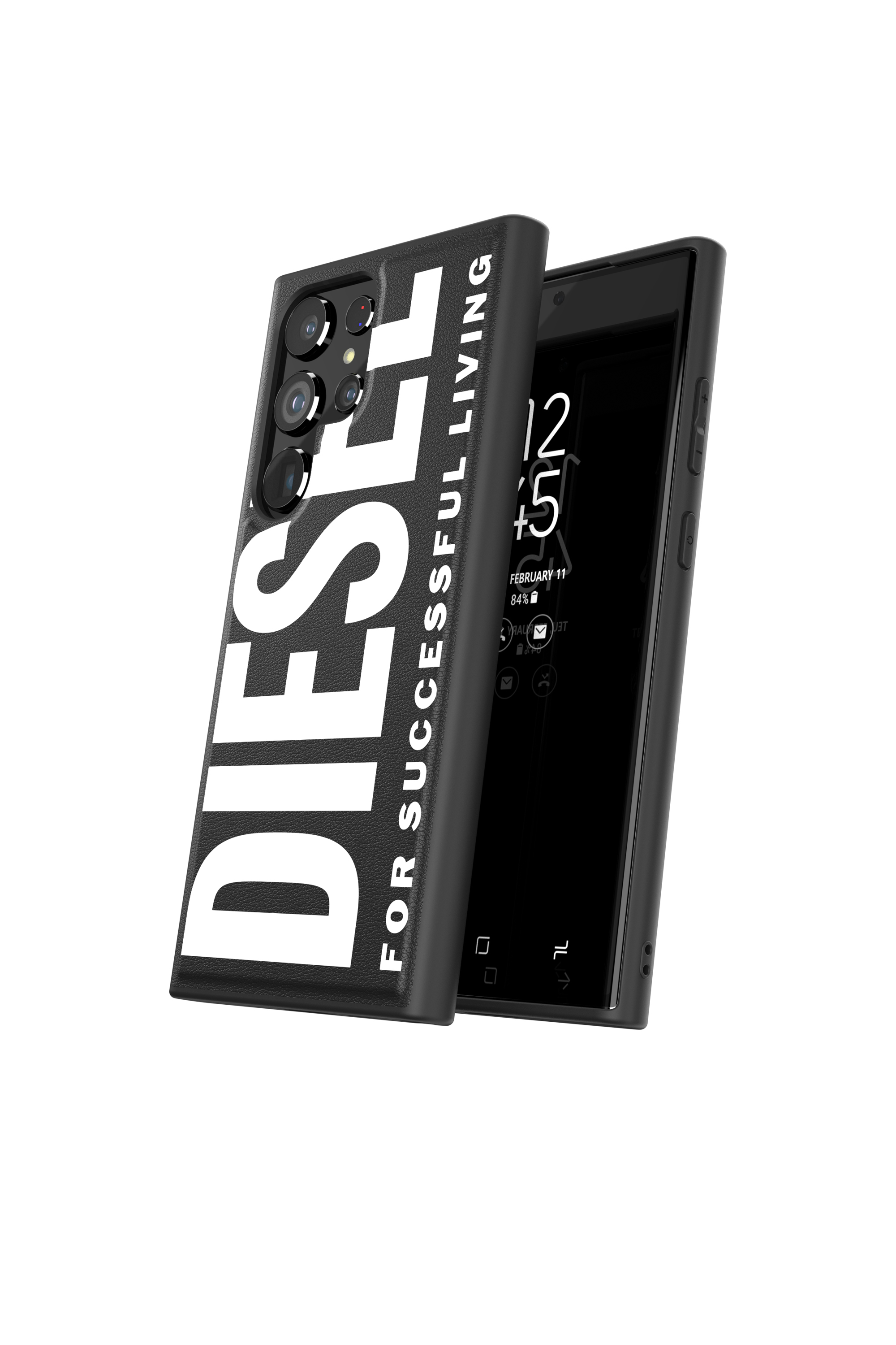 Diesel - 52928 MOULDED CASE, Unisex's Moulded case core for Galaxy S23 Ultra in Black/White - 3