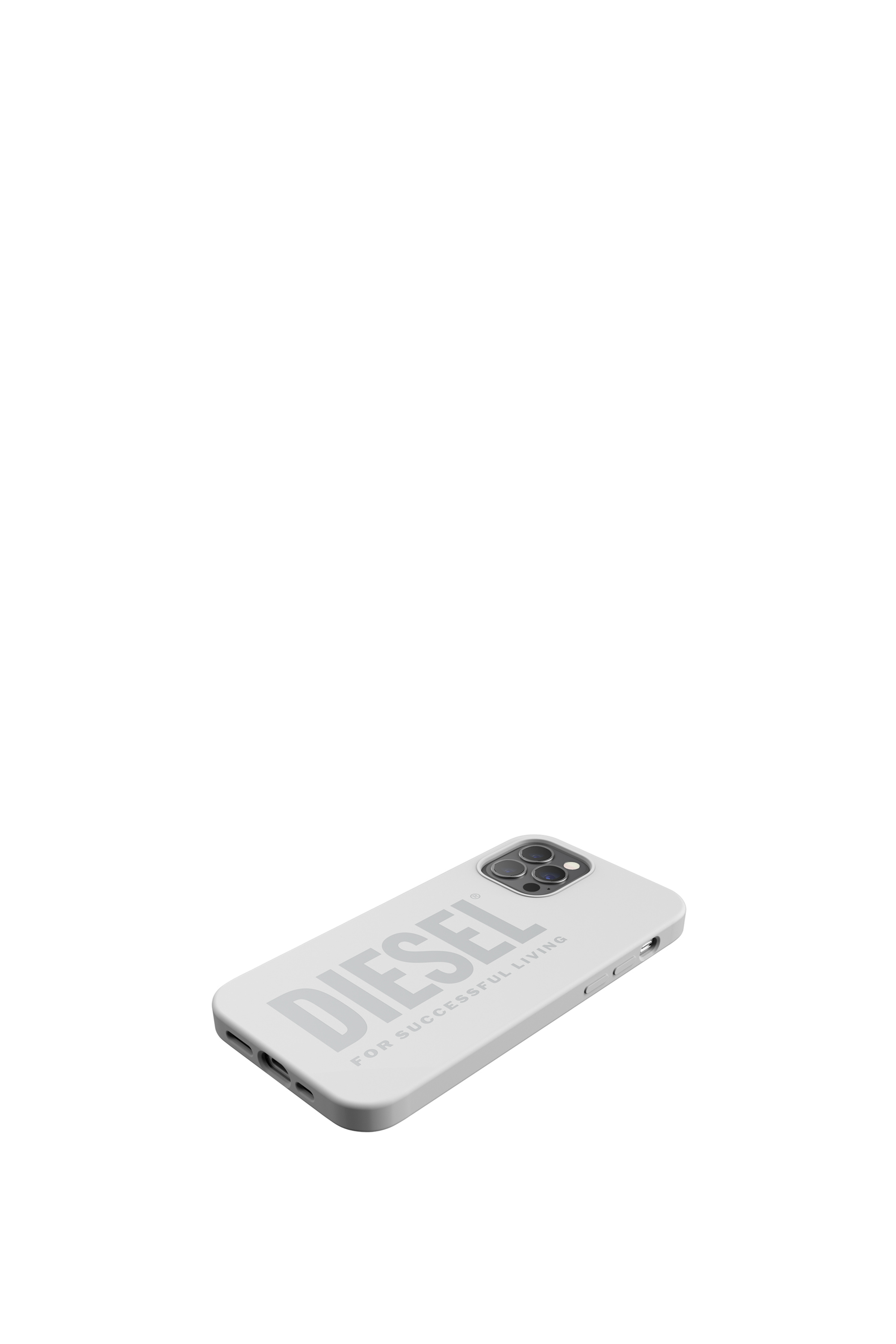 Diesel - 44282  STANDARD CASES, Funda de silicona por iPhone 12 / 12 Pro Unisex in Blanco - 4