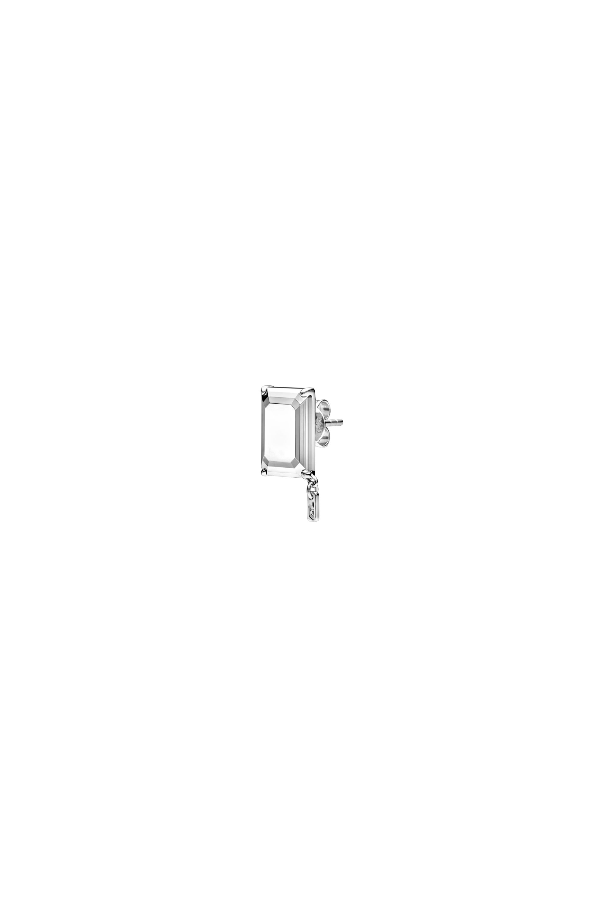Diesel - DL1366040 STERLING SILVER JEWEL, Pendiente de estudio de plata de ley Unisex in Plateado - 1