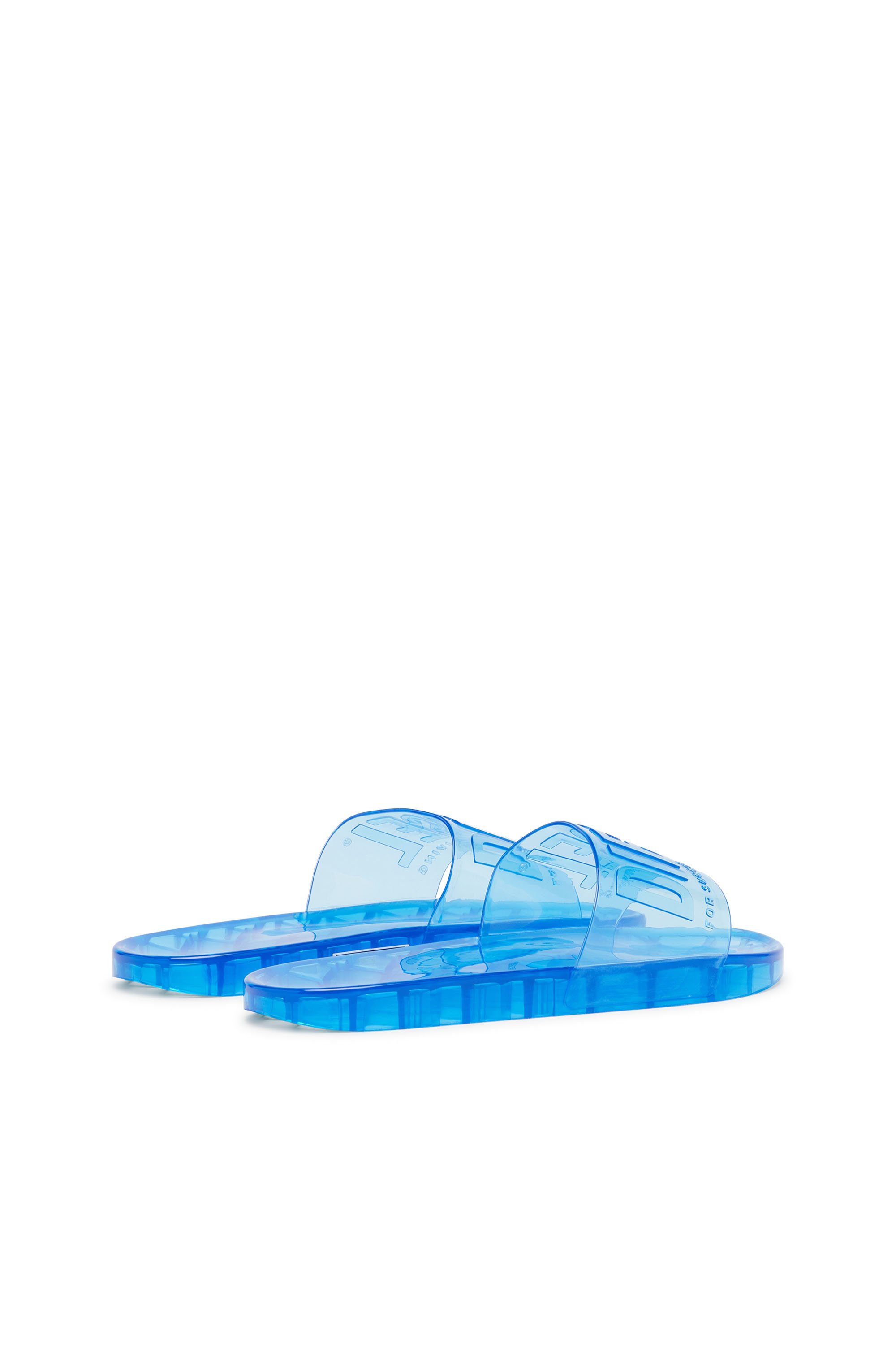 Diesel - SA-KARAIBI GL X, Mujer Sa-Karaibi-Chanclas de PVC transparente in Azul marino - Image 3