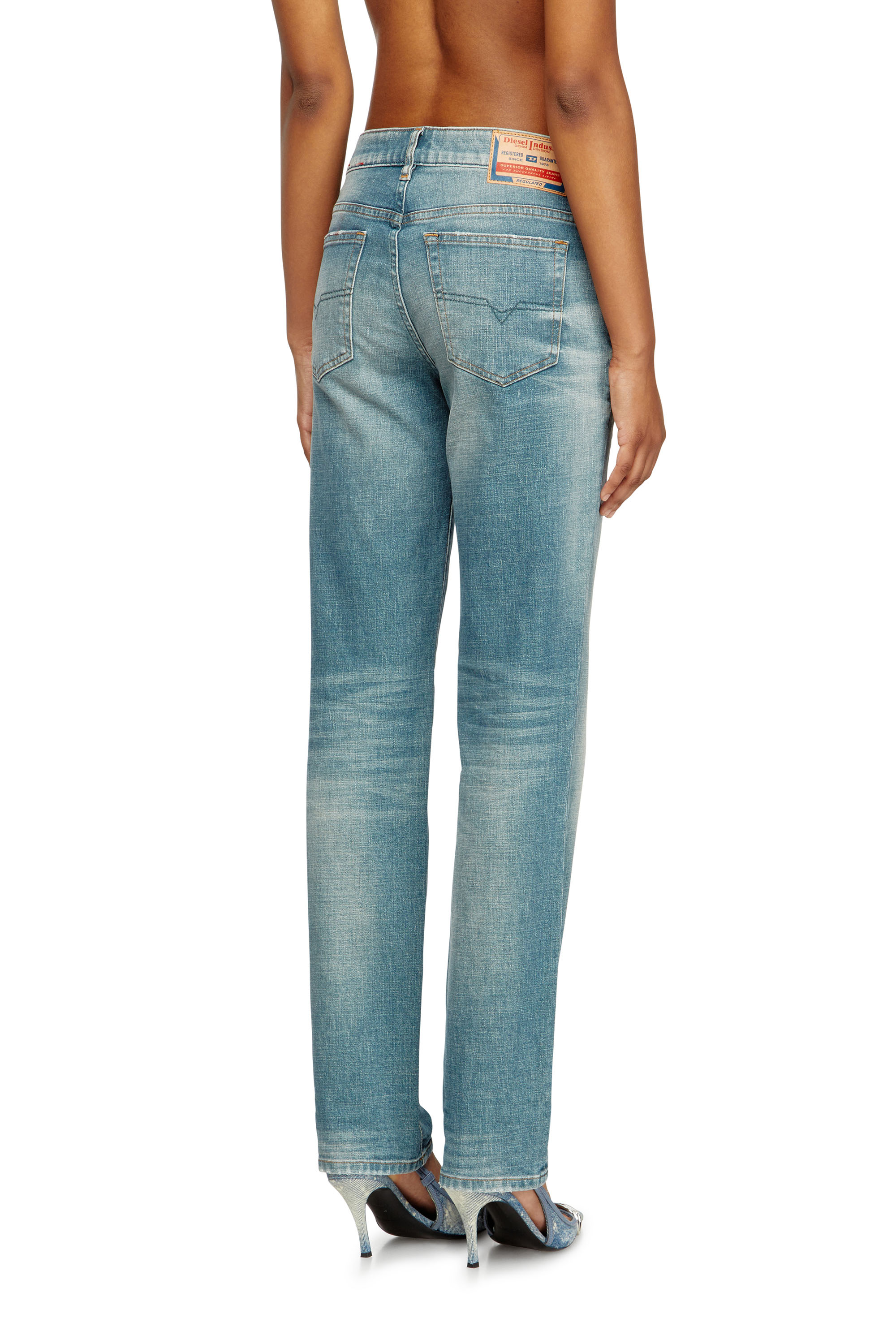 Diesel - Regular Jeans 1989 D-Mine 09M58 Mujer, Azul medio - 4
