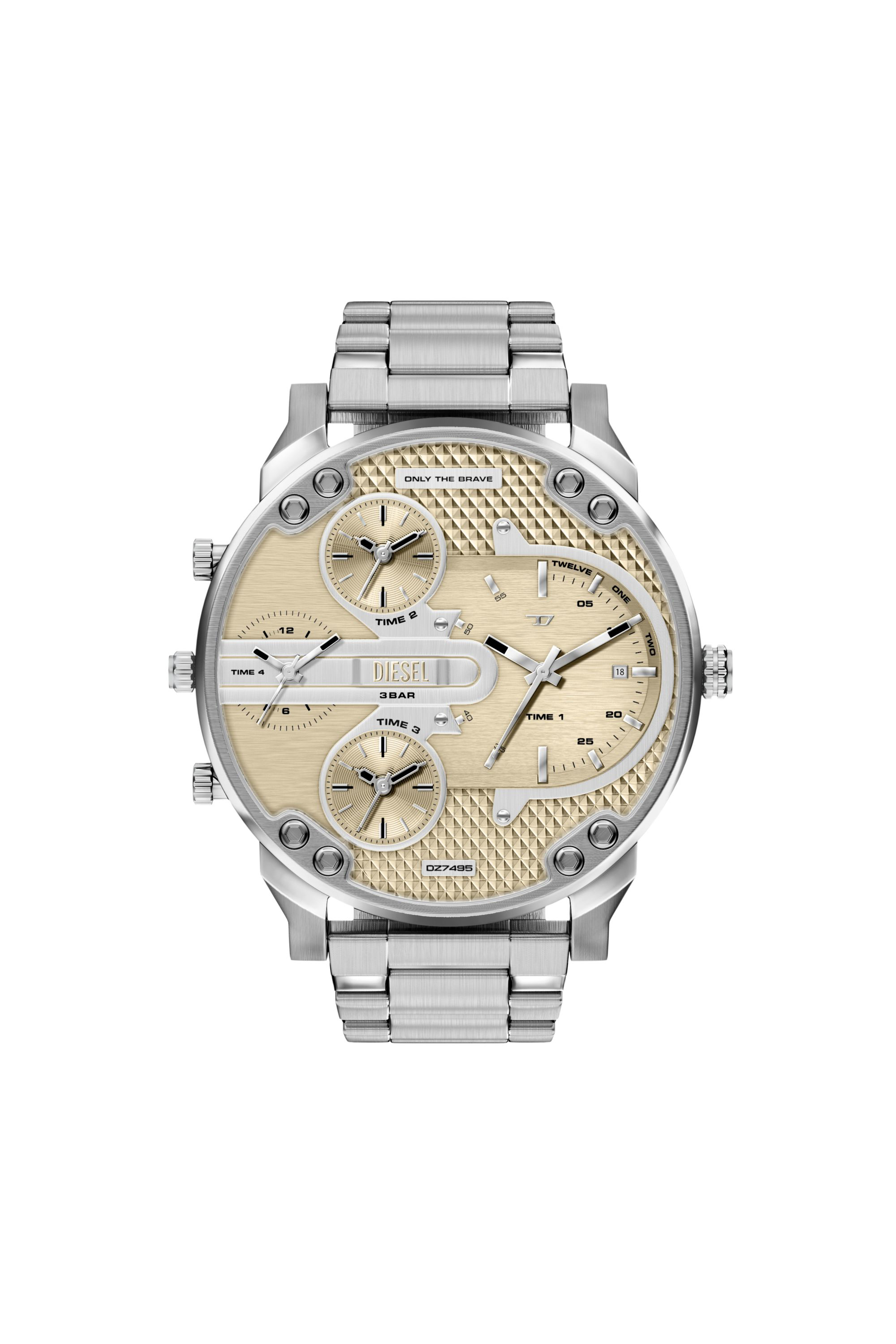 Diesel - DZ7495 WATCH, Mr. Daddy Slim Reloj de acero inoxidable Hombre in Plateado - 1