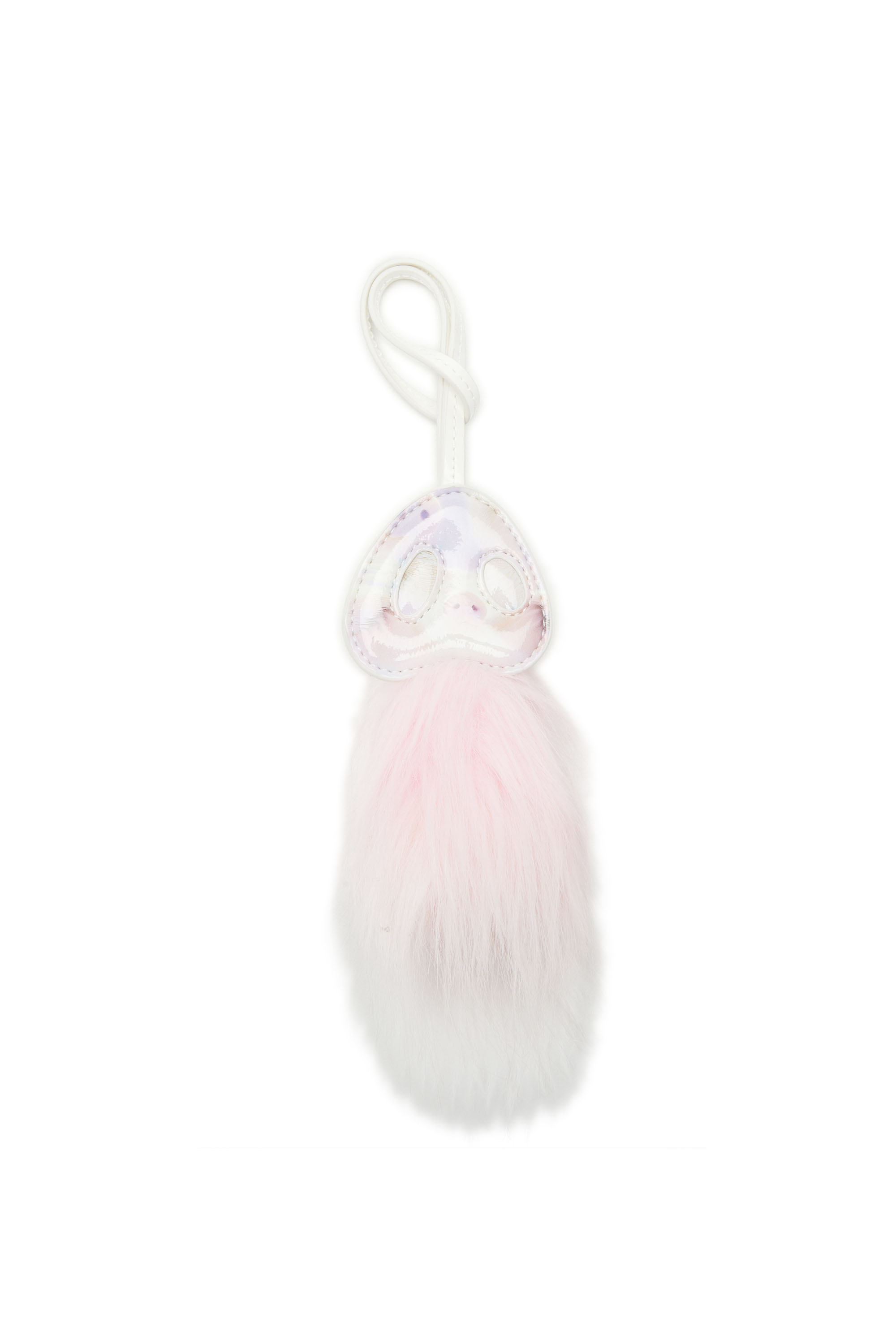 Diesel - FUR CHARMS I, Charm con forma de hocico de cerdo y detalle esponjoso Mujer in Rosa - 5