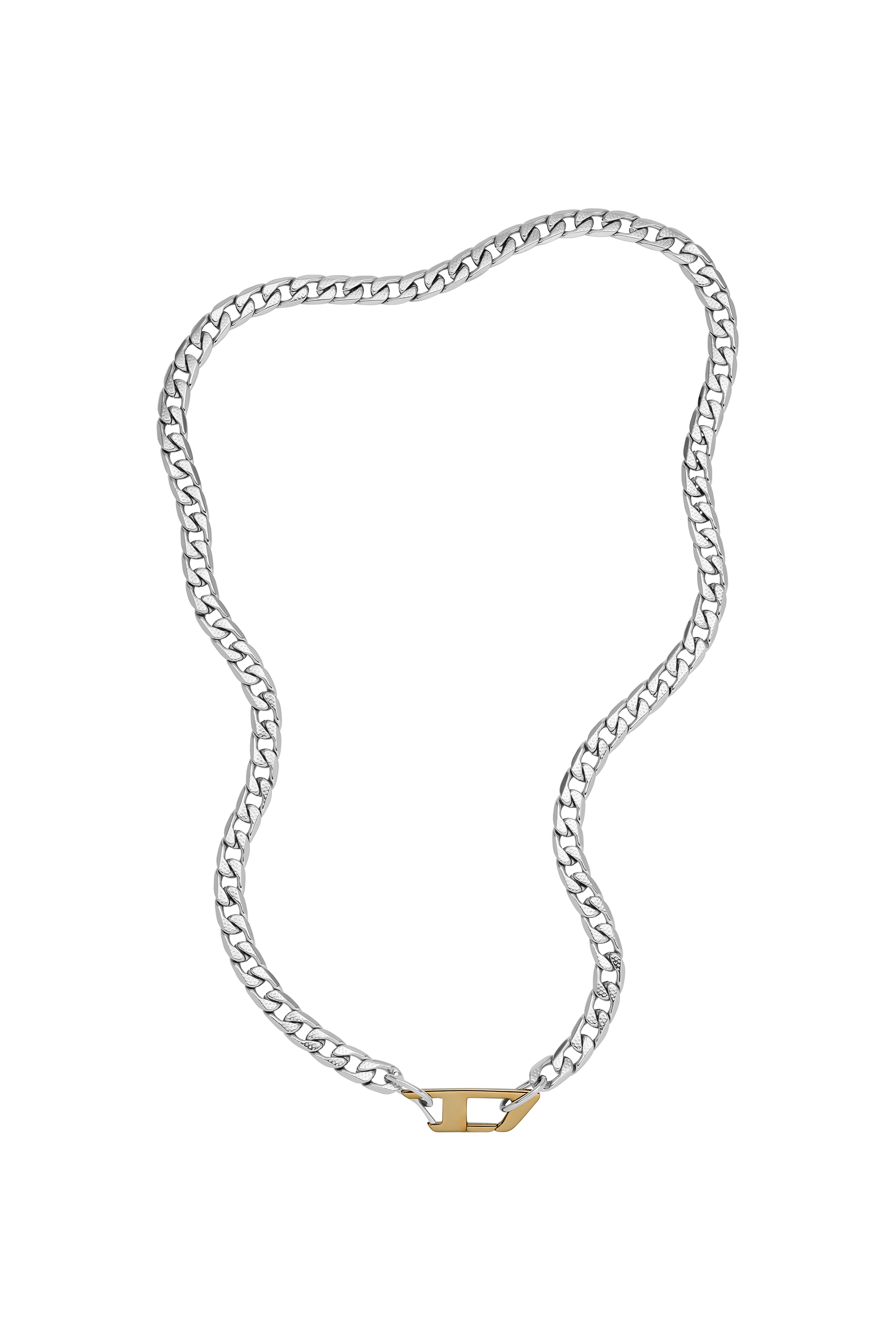 Diesel - DX1343, Unisex Stainless steel chain necklace in Silver - Image 2
