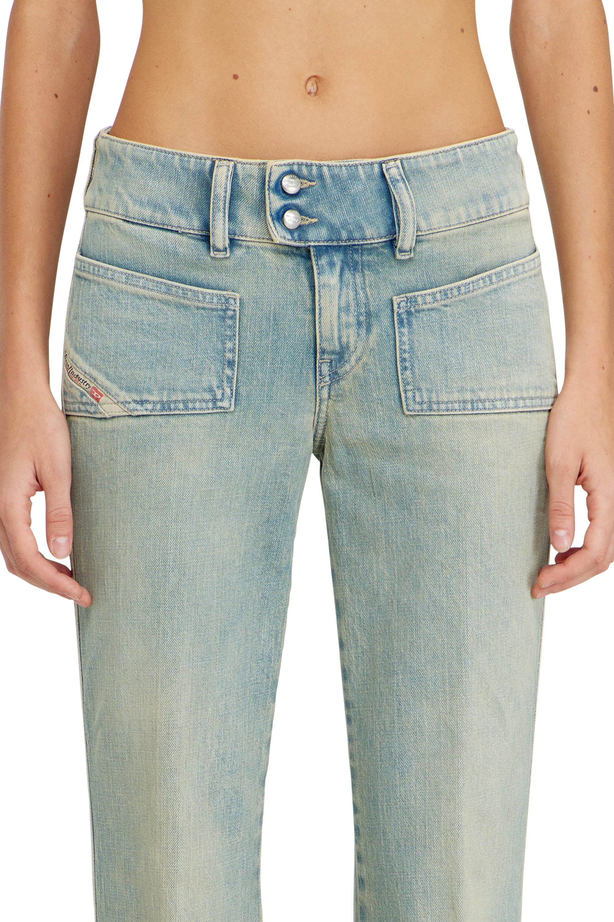 Diesel - Bootcut Jeans D-Hush 09N33 Mujer, Azul medio - 5