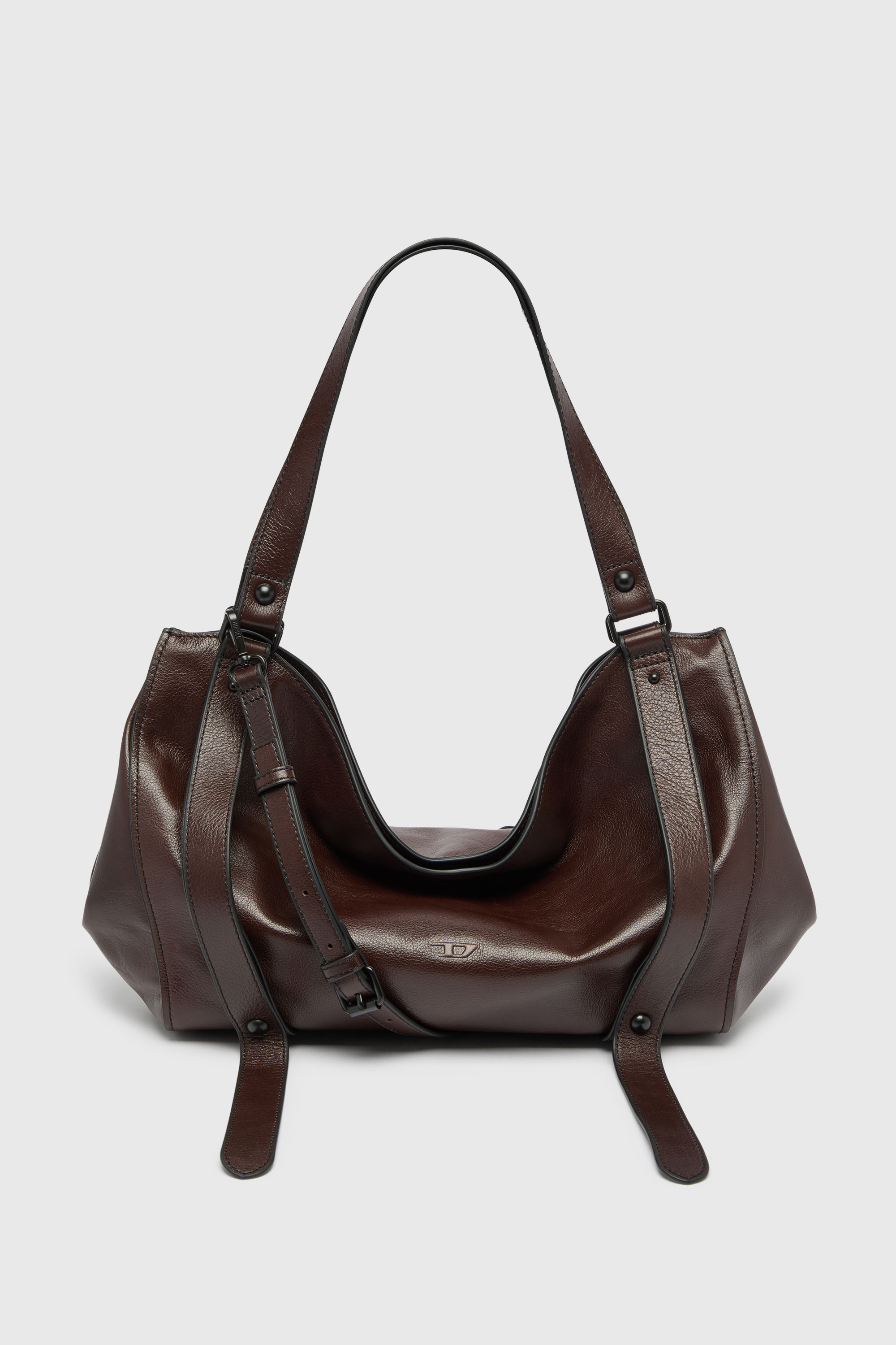Diesel - D-ONE TOPHANDLE M, D-One - Bolso de mano medio de piel Unisex in Marr&oacute;n - 2