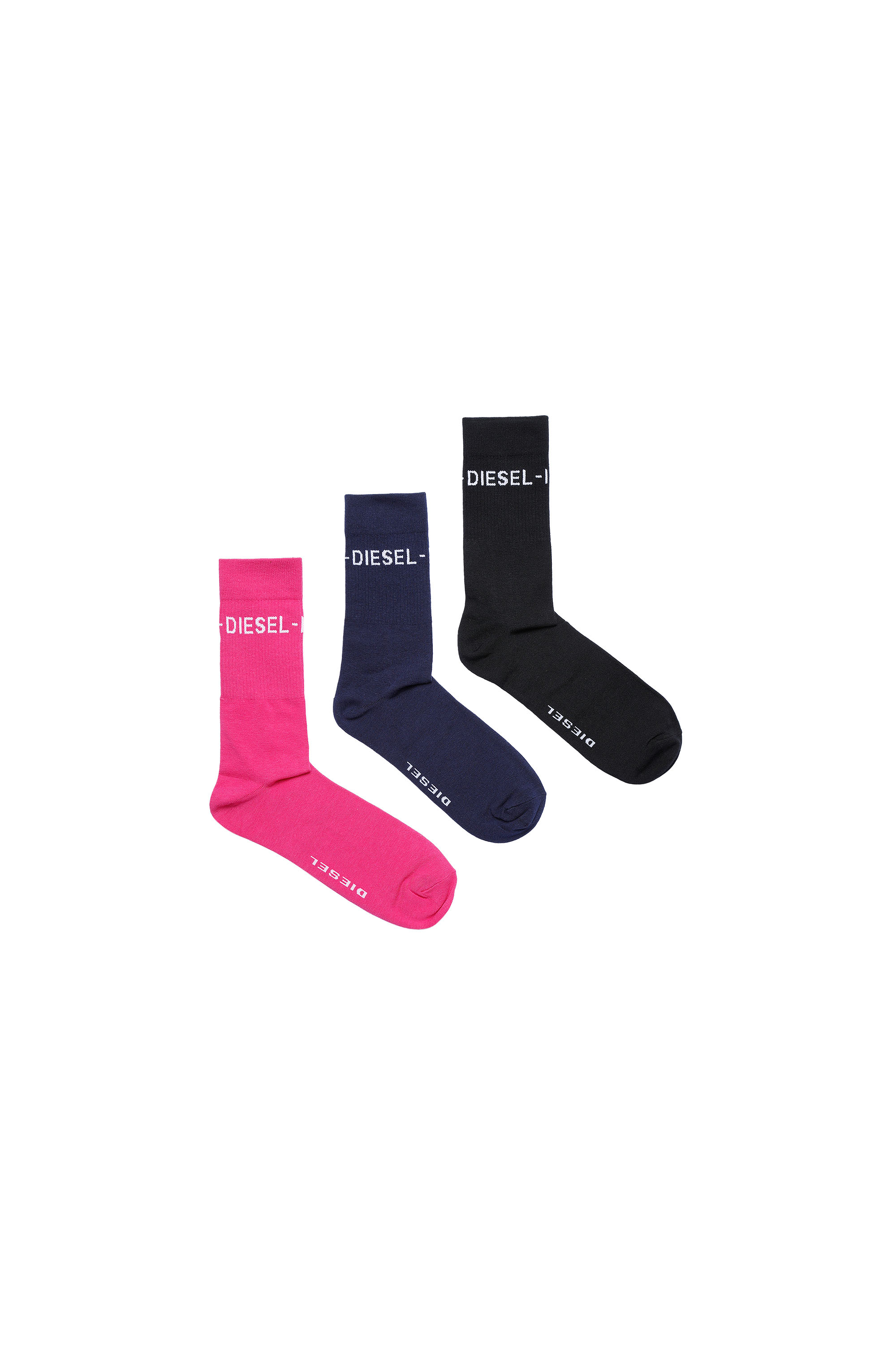 SKM-RAY-THREEPACK, Azul marino/Rosa - Calcetines