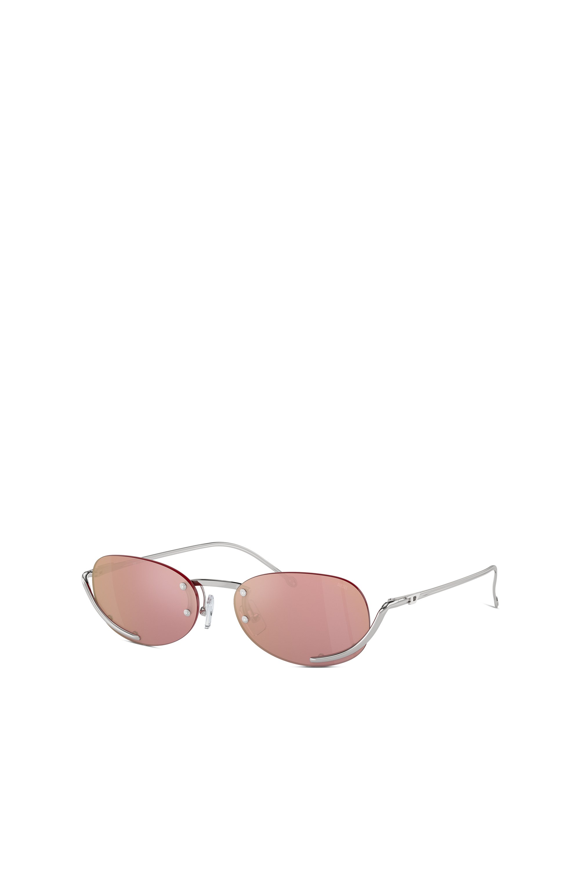 Diesel - 0DL1004, Gafas ovales Unisex in Rosa - 4