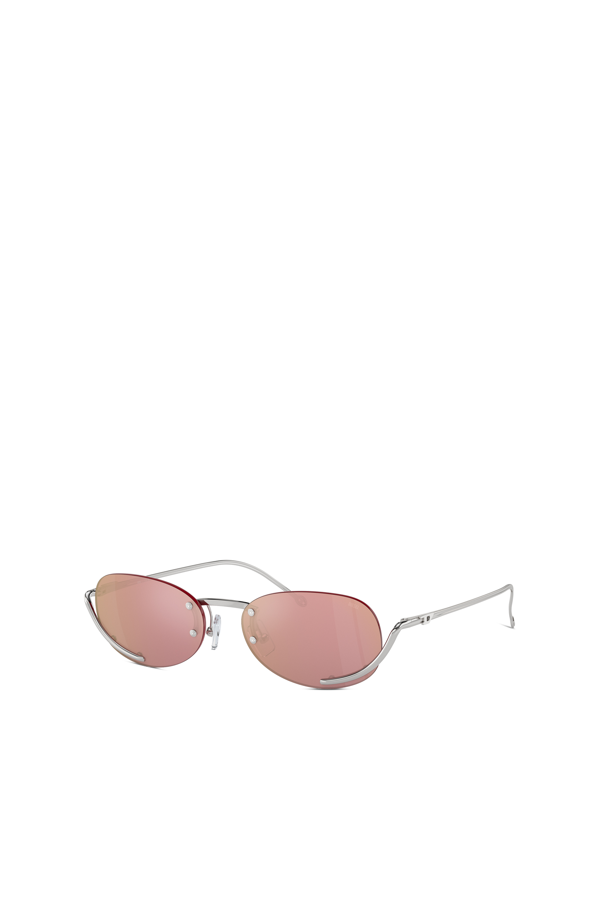 Diesel - 0DL1004, Gafas ovales Unisex in Rosa - 5