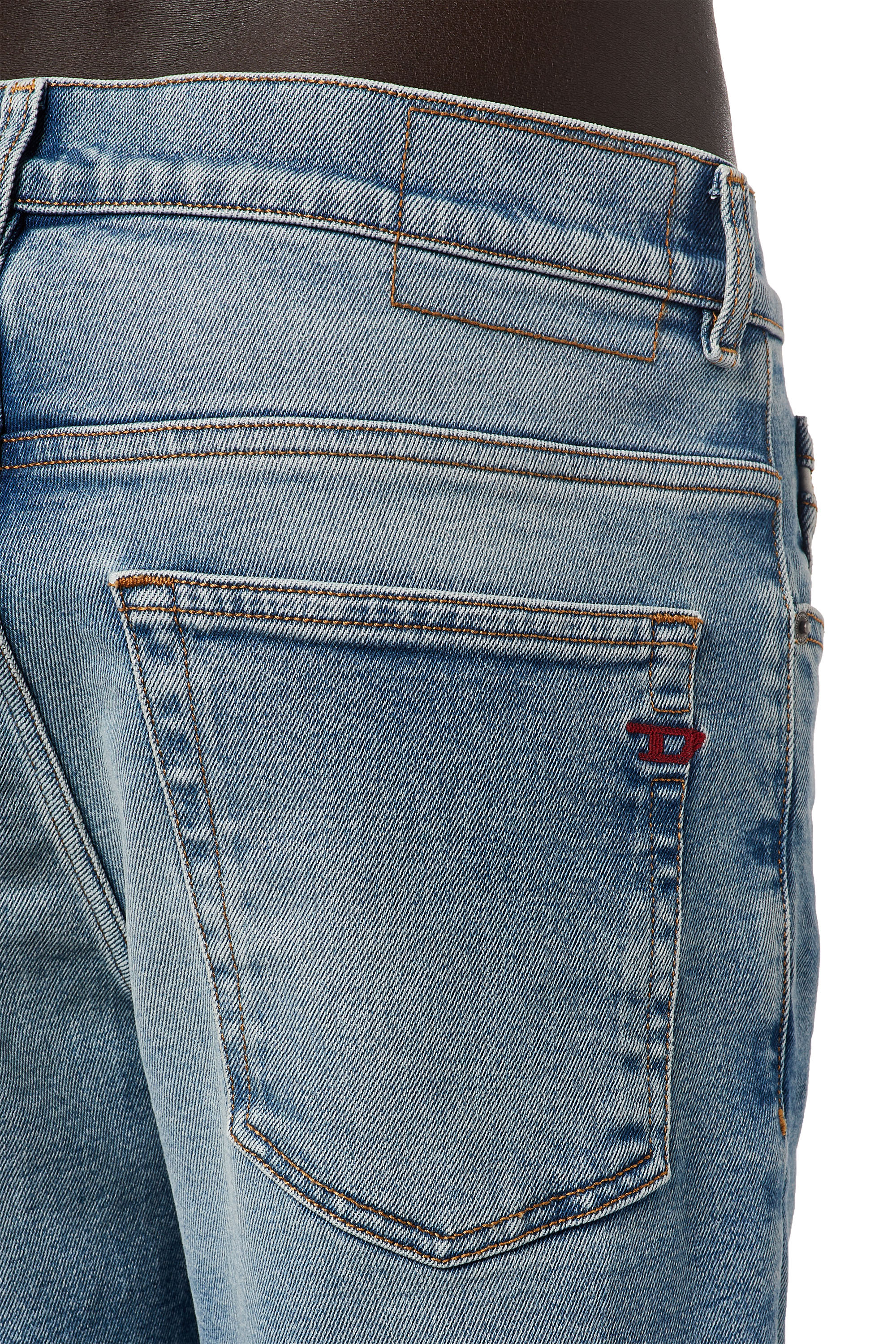 Diesel - 2005 D-FINING 09C77 Tapered Jeans, Azul Claro - Image 3