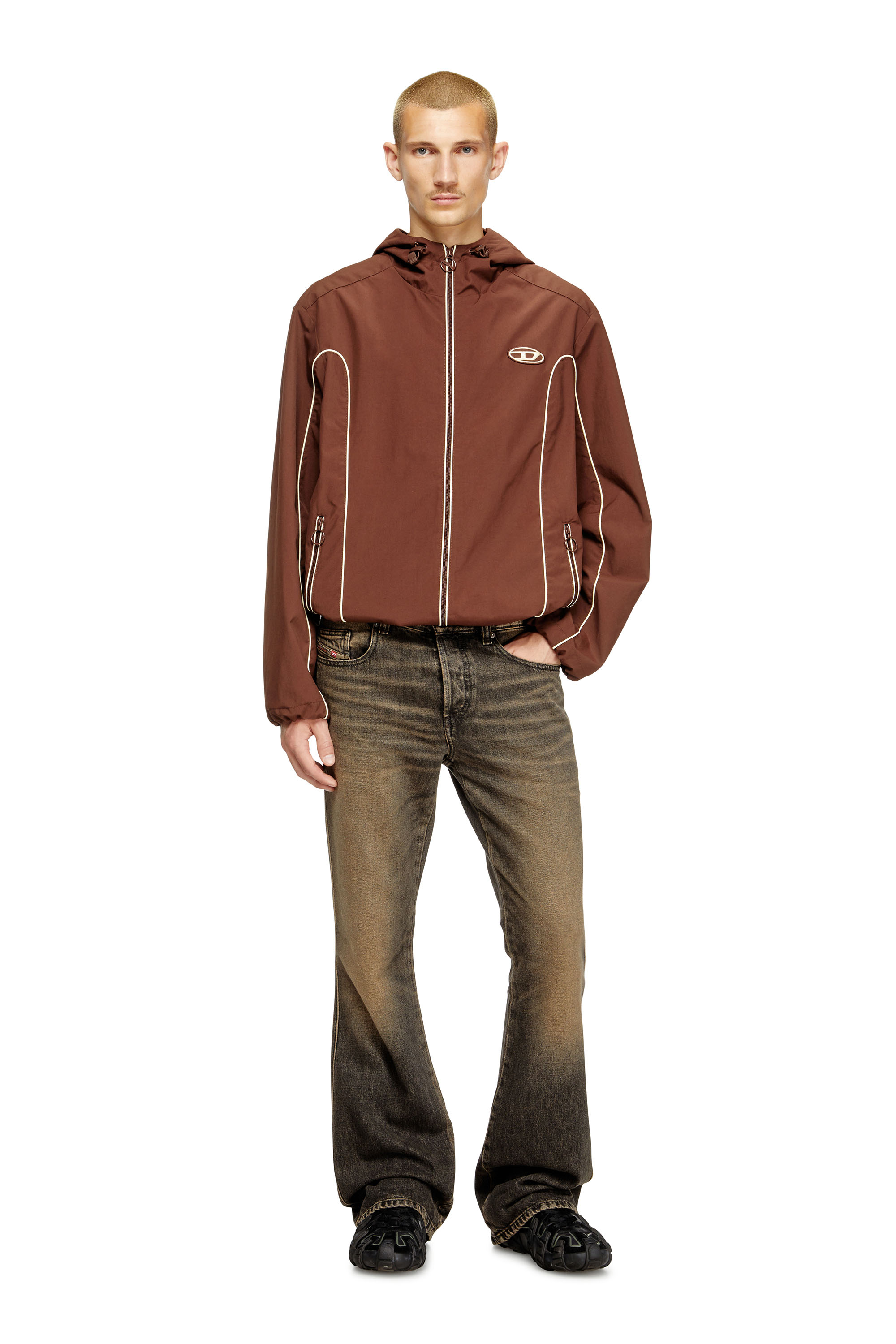 Diesel - Bootcut Jeans 1998 D-Buck 007AX Hombre, Negro/Gris oscuro - 4